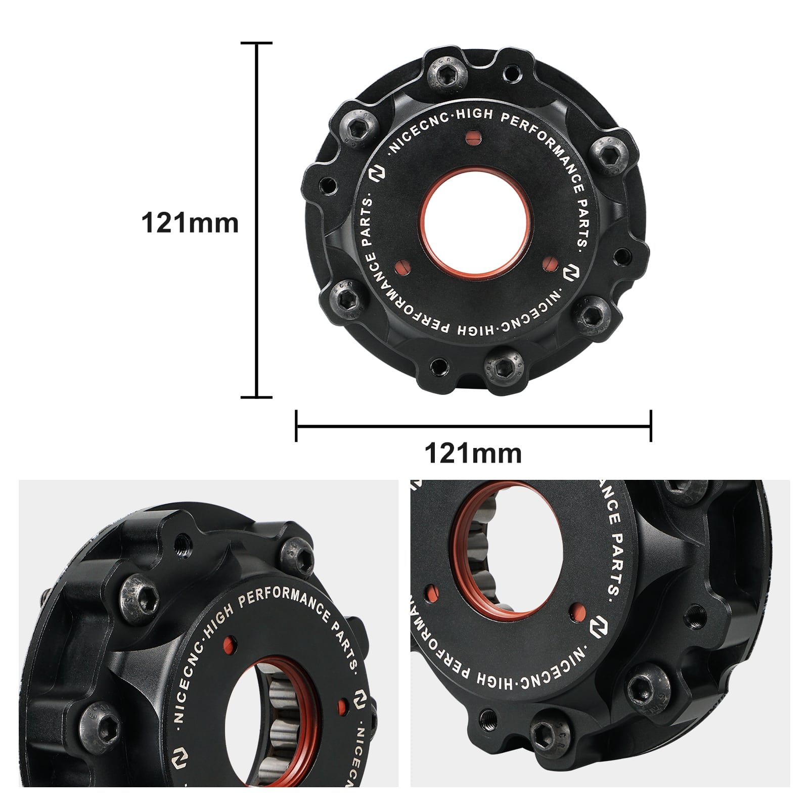 NICECNC Transmission Seal Guard With Bolts For Can-Am Maverick X3 2017-2023