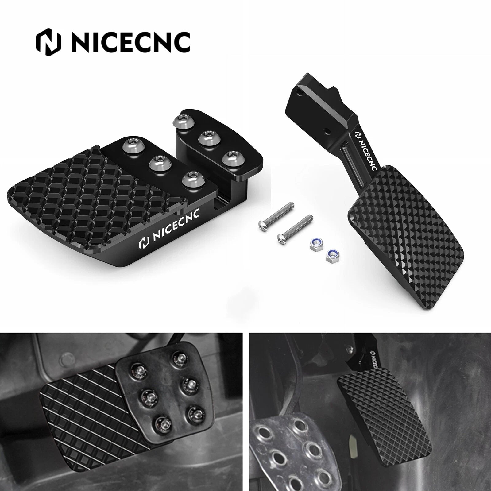 UTV Brake + Gas Pedal Extender Extension Kit For Can-Am X3 2017-2023