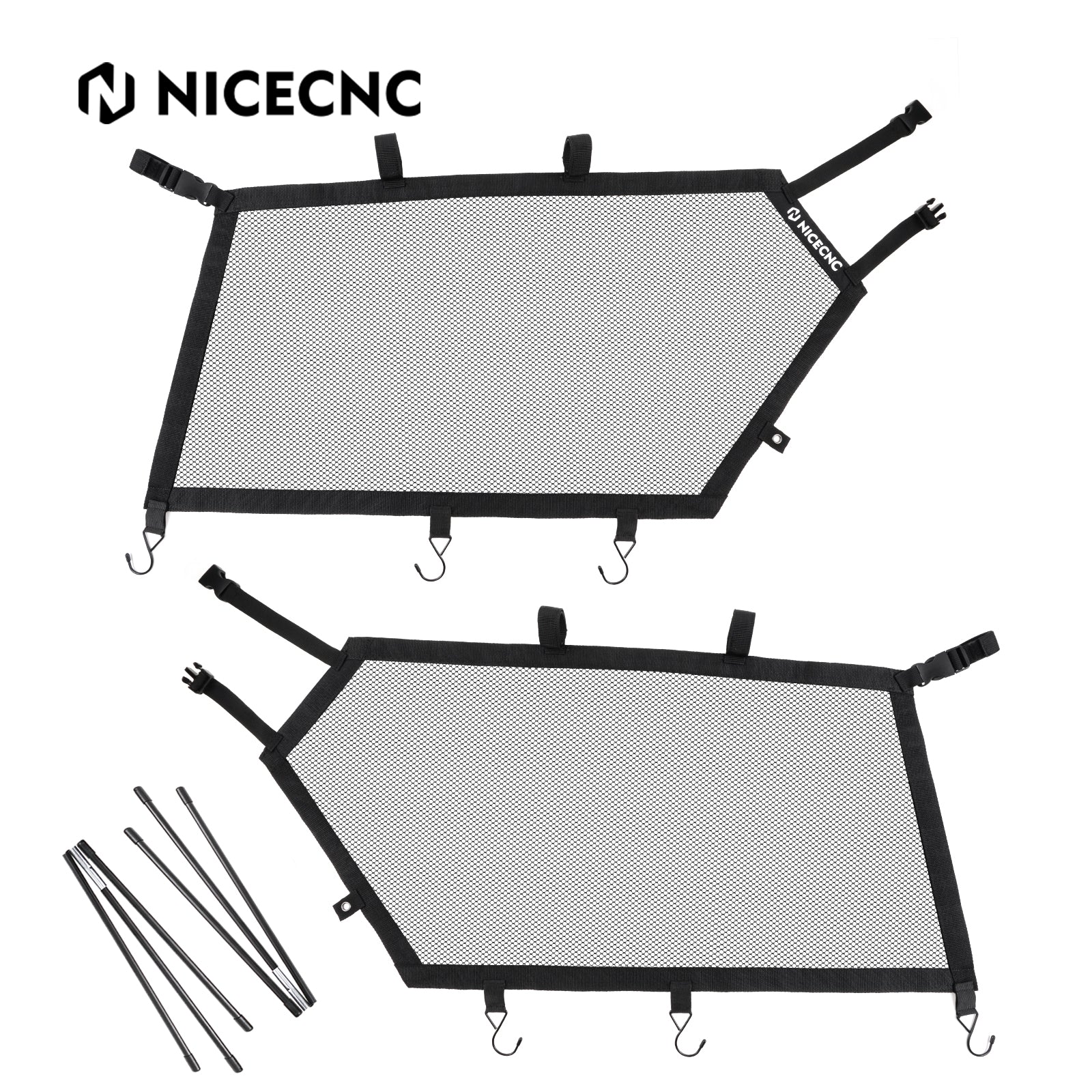 UTV Side Window Shade Shield Nets Sunshade Mesh For Can-Am X3