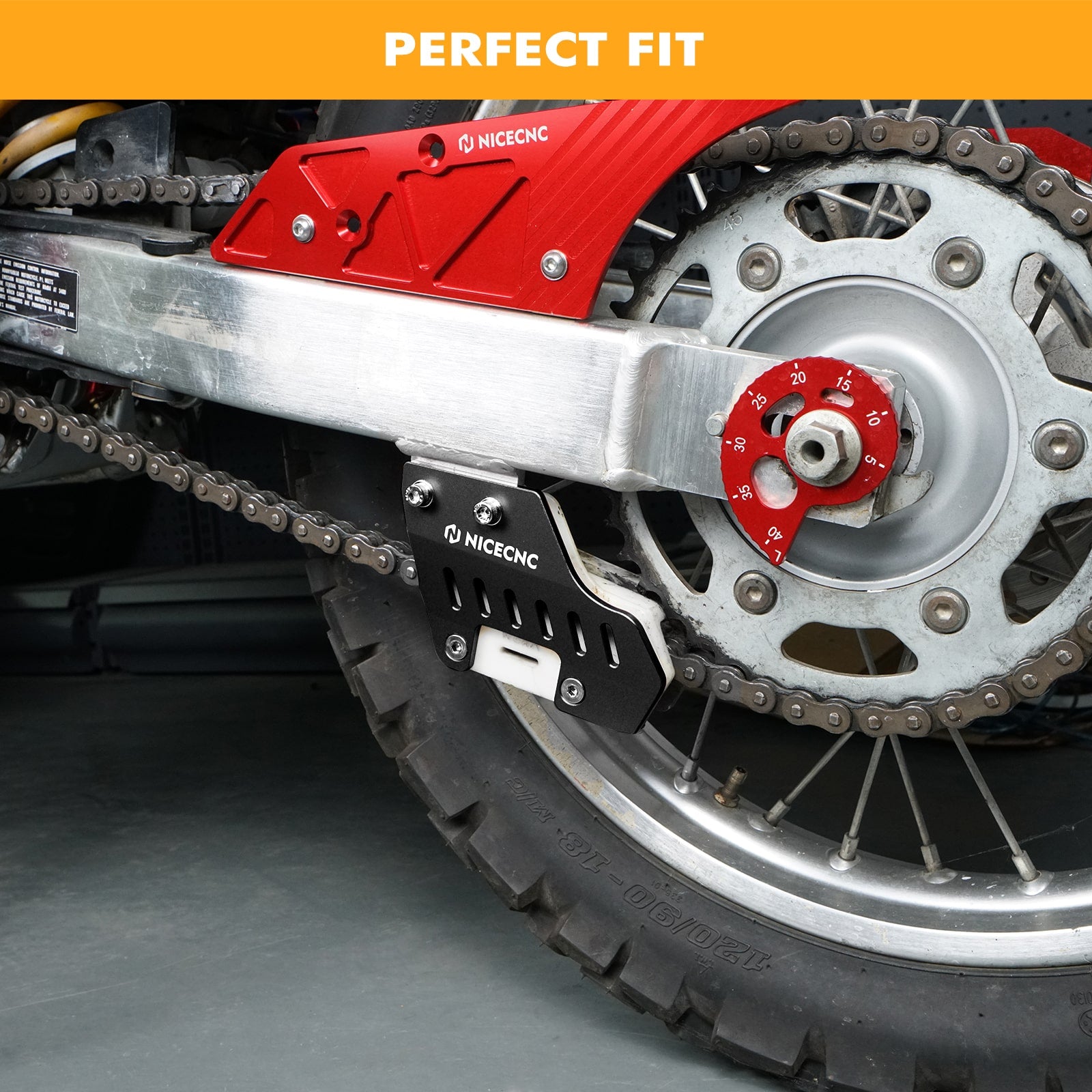 Chain Guide Strengthener Protector Guard For Honda XR650L 1993-2024