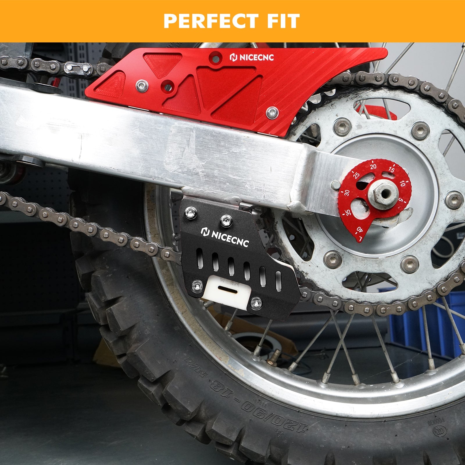 Chain Guide Strengthener Protector Guard For Honda XR650L 1993-2024