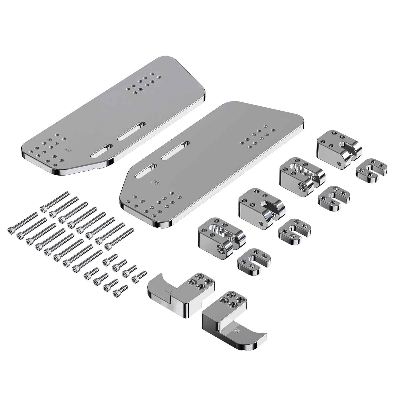 Adjustable Enlarged Rider Footboards Kit For Harley Davidson