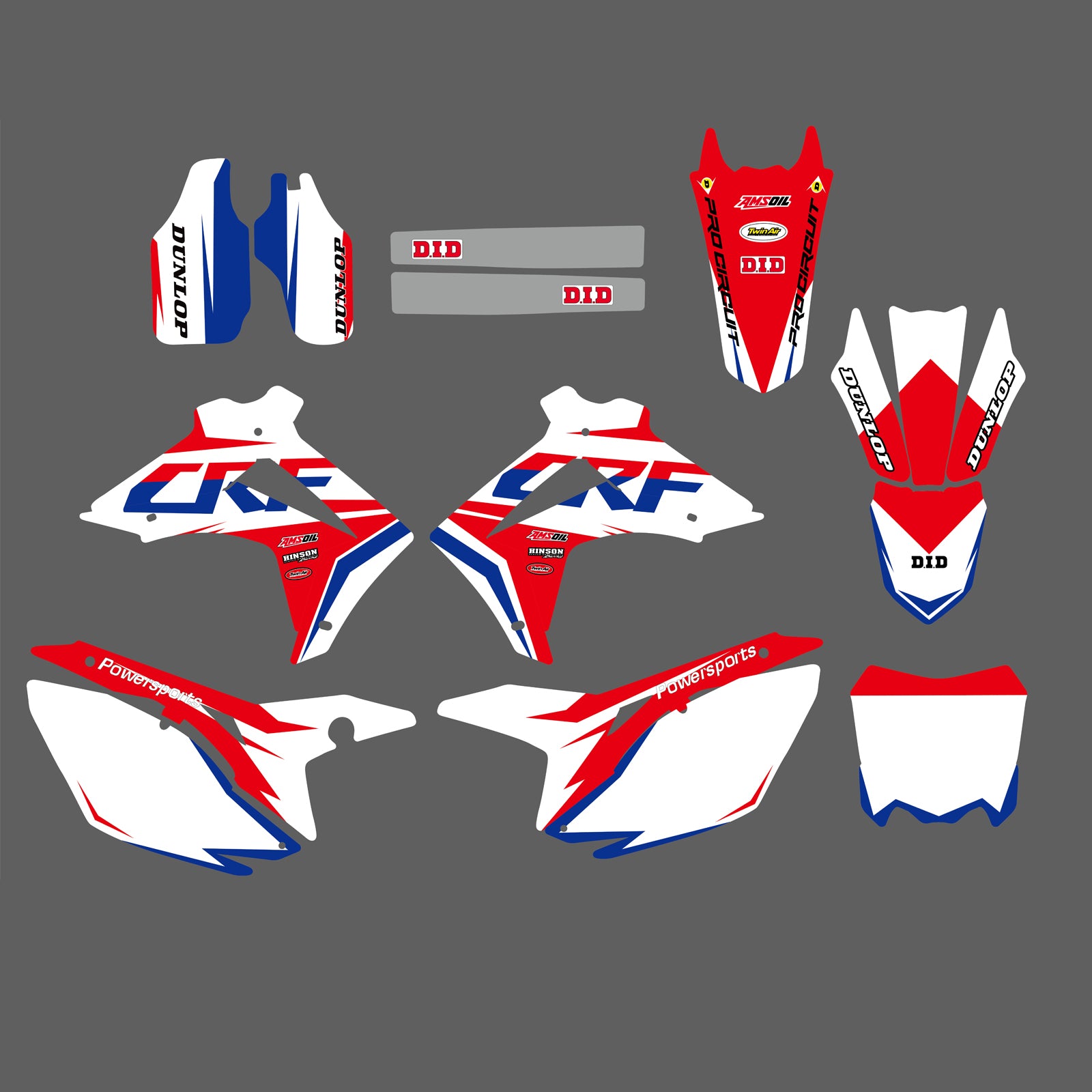 Full Graphics Decal Sticker for Honda CRF250 R 14-17 CRF450 R 13-16