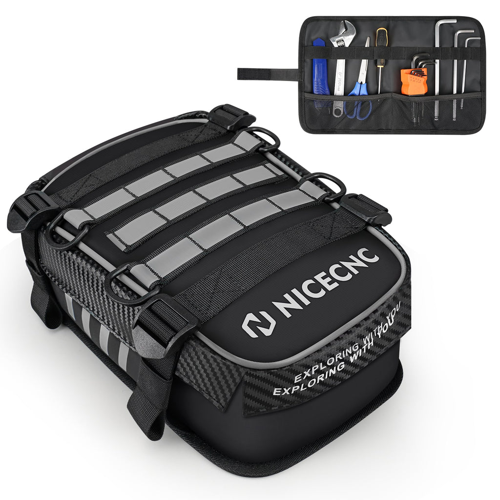 Atv Cover Waterproof ATV Rear Seat Rack Storage Bag W/Cushion