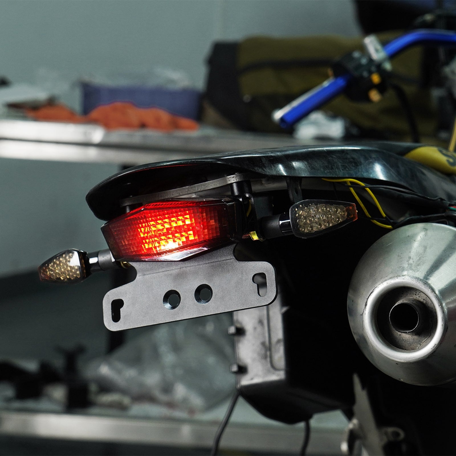 Rear Tail Tidy Fender Eliminator LED Brake Light For Suzuki DRZ400S 2000-2024