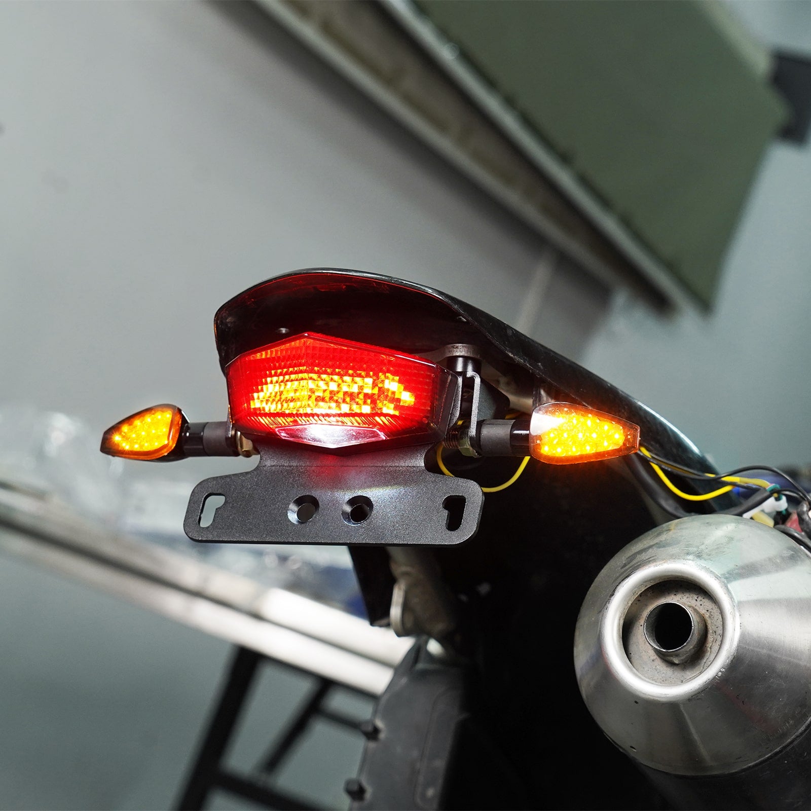 Rear Tail Tidy Fender Eliminator LED Brake Light For Suzuki DRZ400S 2000-2024