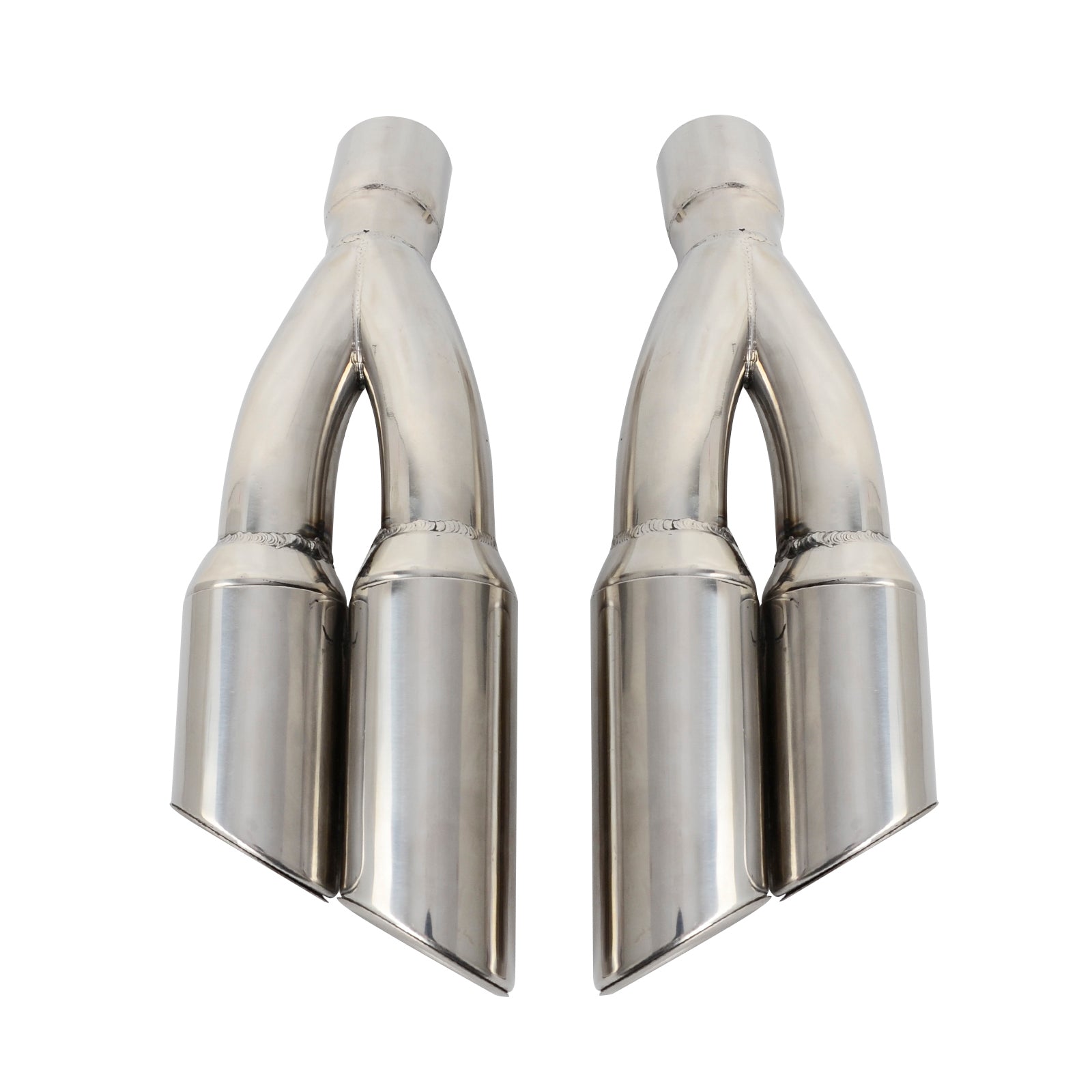 Dual Exhaust Muffler Vent Pipe Slip On 38-51mm Scooters Motorcycle Street Bikes