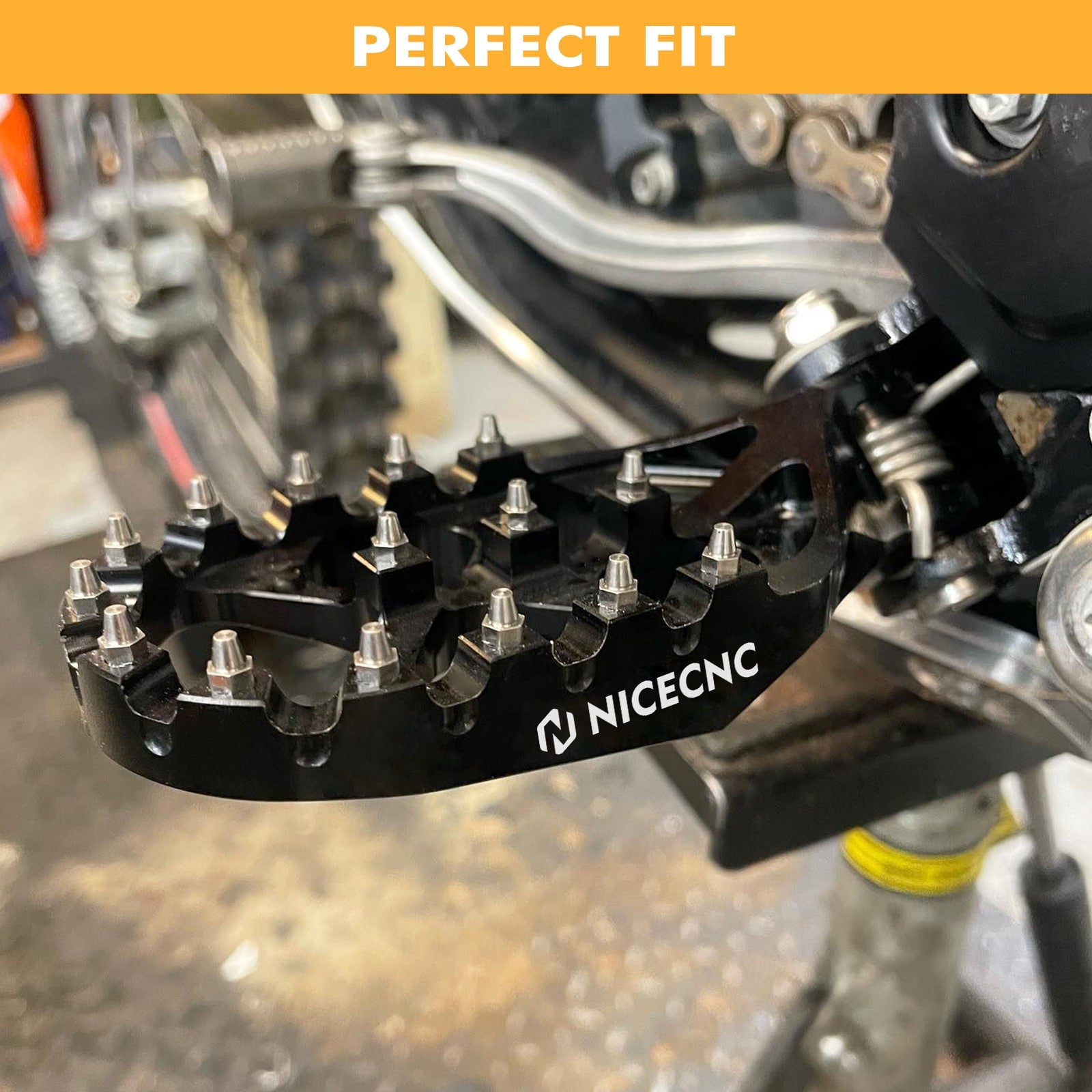 Forged Foot Pegs for KTM 2023-2024 XC/XCF/SX/SXF 125-500 Husqvarna FC/TC/FX/TX 125-501