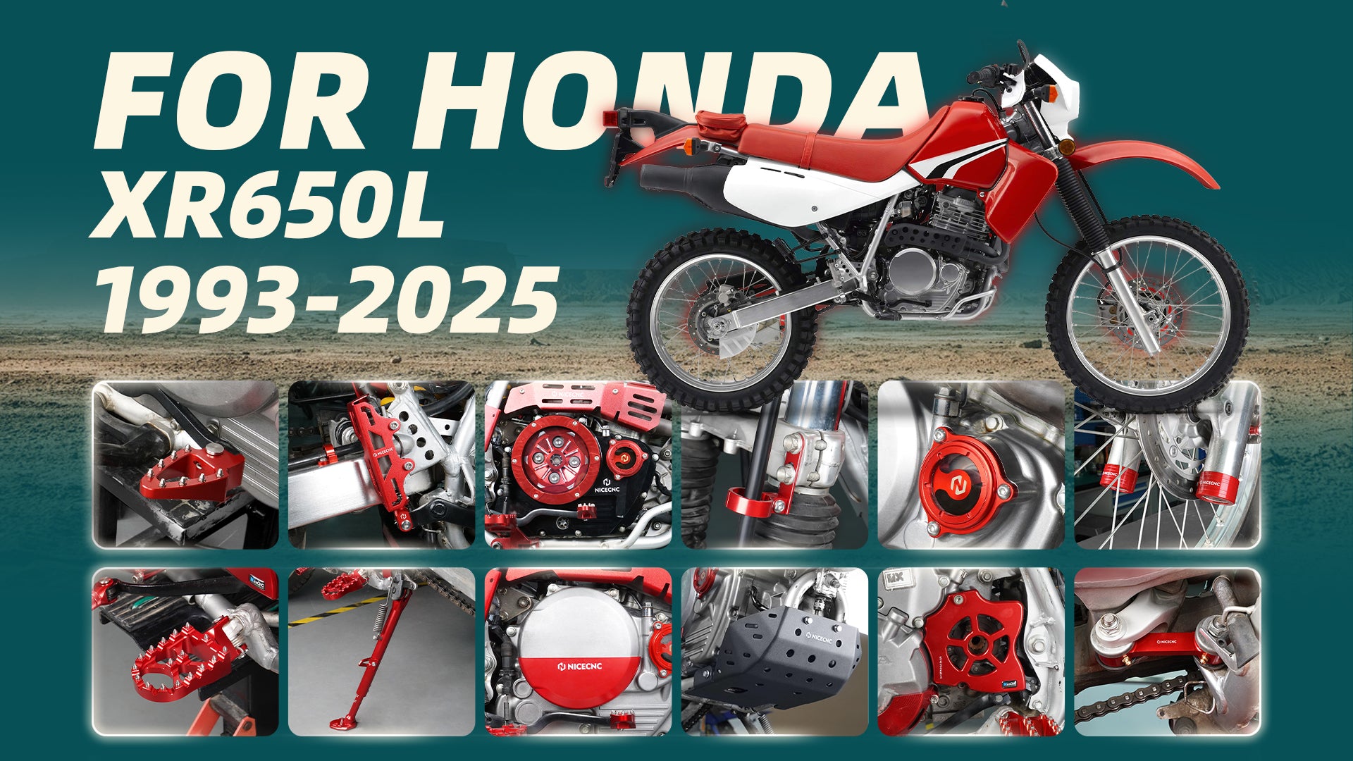 Motorcycle Honda XR650L Parts & Accessories