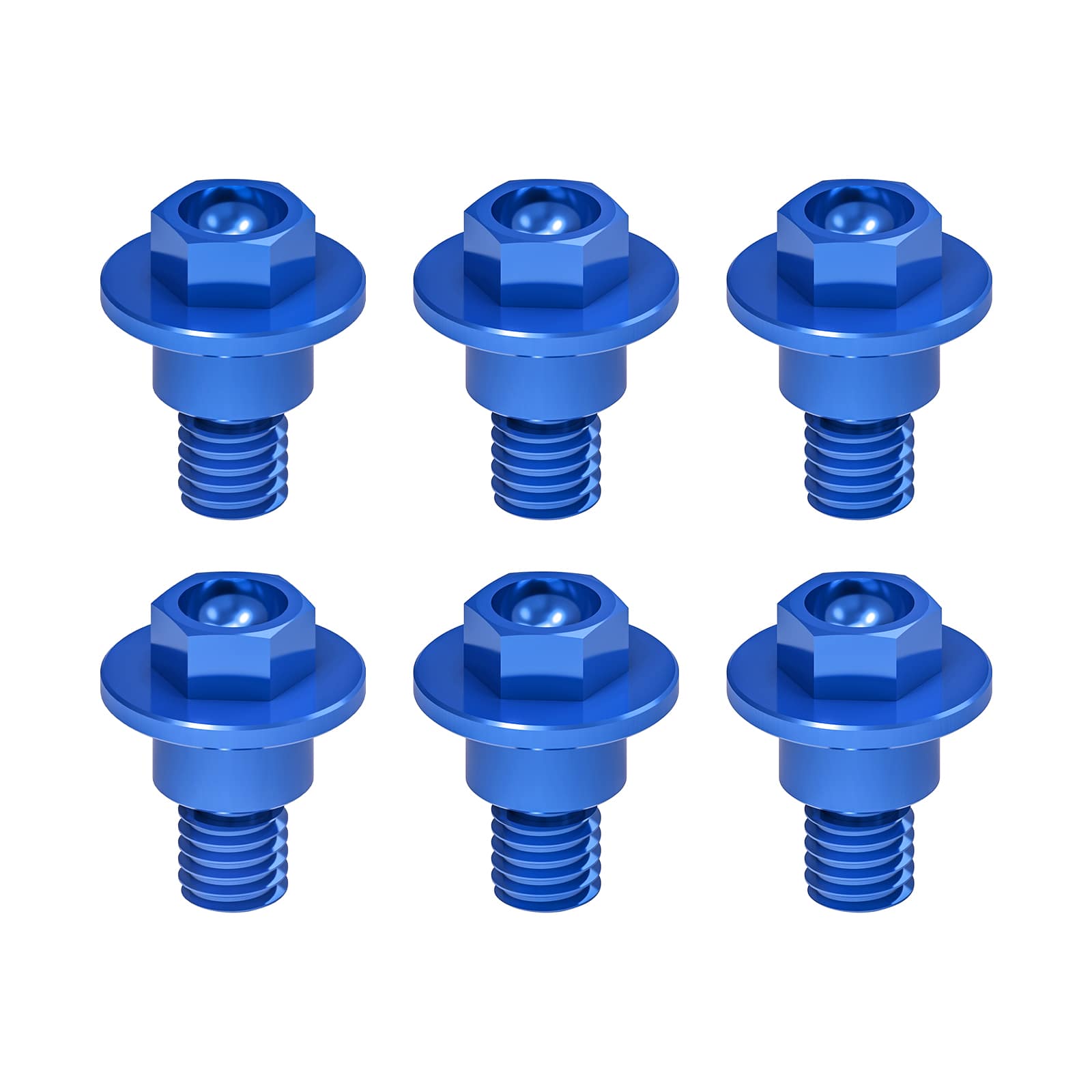 6 X Fork Guard Bolts For KTM 125-530 SX/XC-F/EXC/XC-W/XCF-W 2000-2022 Husqvarna 701 Enduro 2016-2022