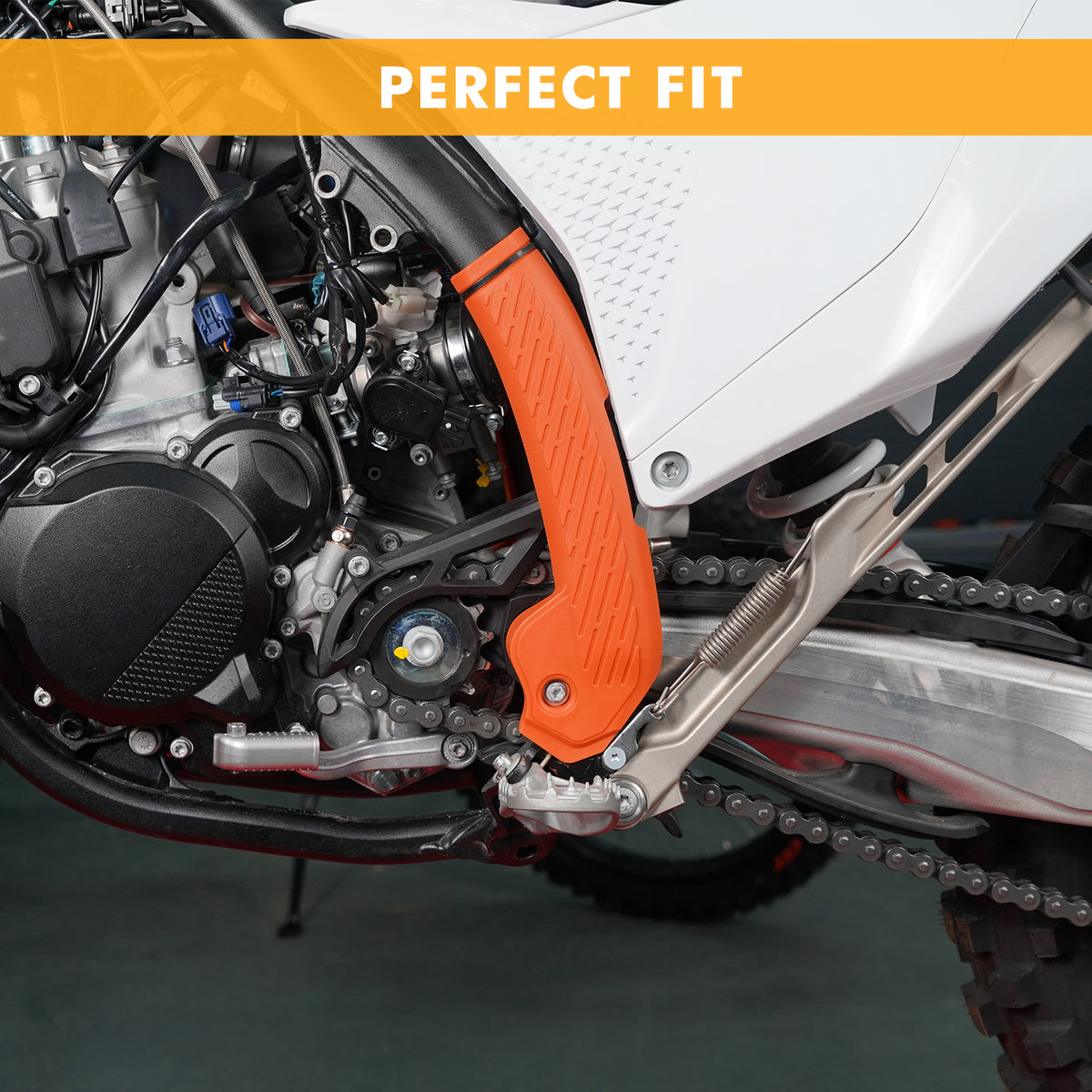 Frame Guards For KTM 125-450 XC/SX/XCF/SXF EXC/EXCF/XCW 23-24
