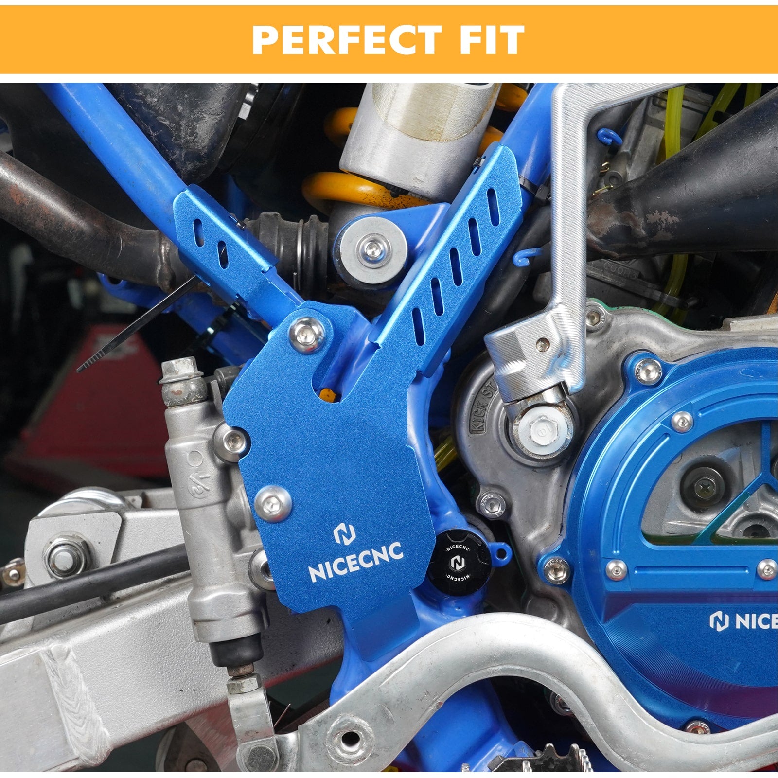 NICECNC Frame Guards Covers For Yamaha YZ85 2002-2021