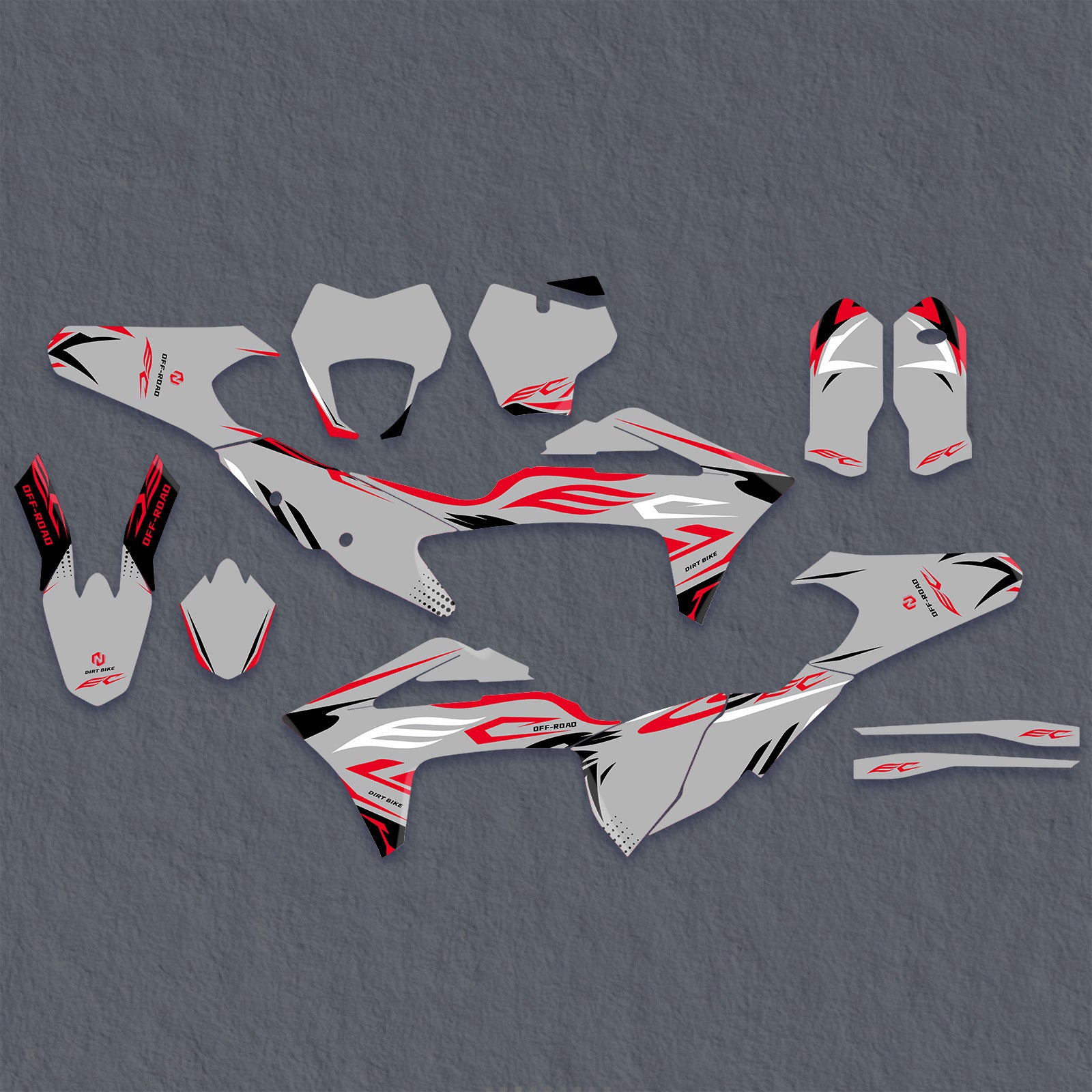 Full Graphics Decals Stickers Set For GAS GAS EC Enduro 2021-2023