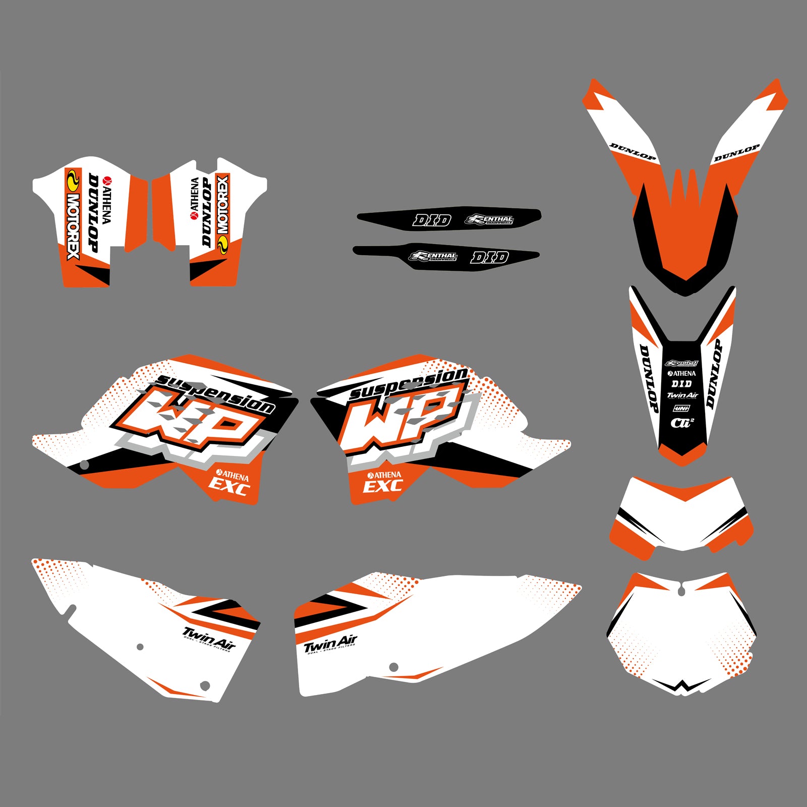 KTM Duke 125 Decals, Graphics & Sticker Kits - 2011 - 2024