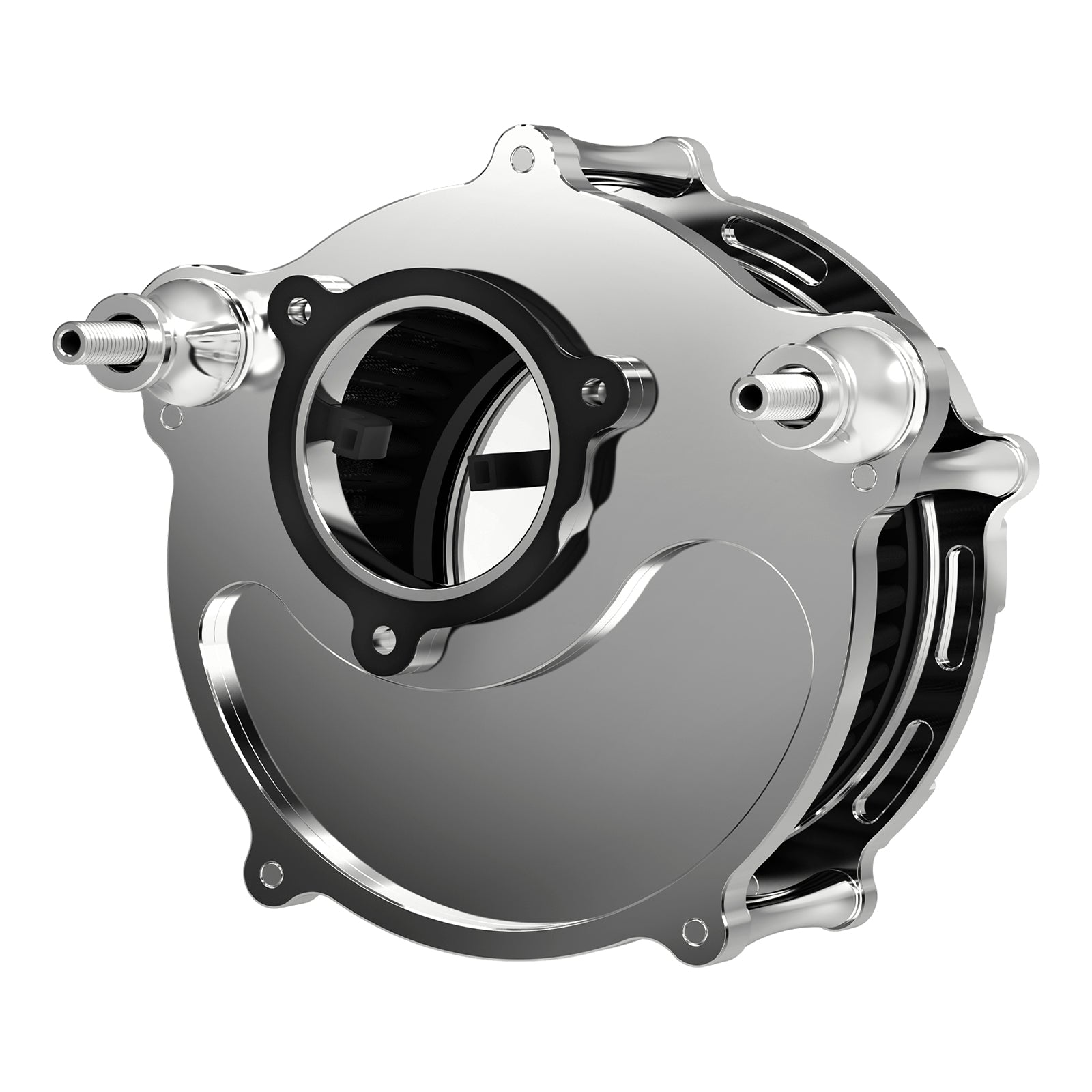 Full Clear M8 LED Air Filter Intake Cleaner For Harley Street Glide Road King Ultra Limited