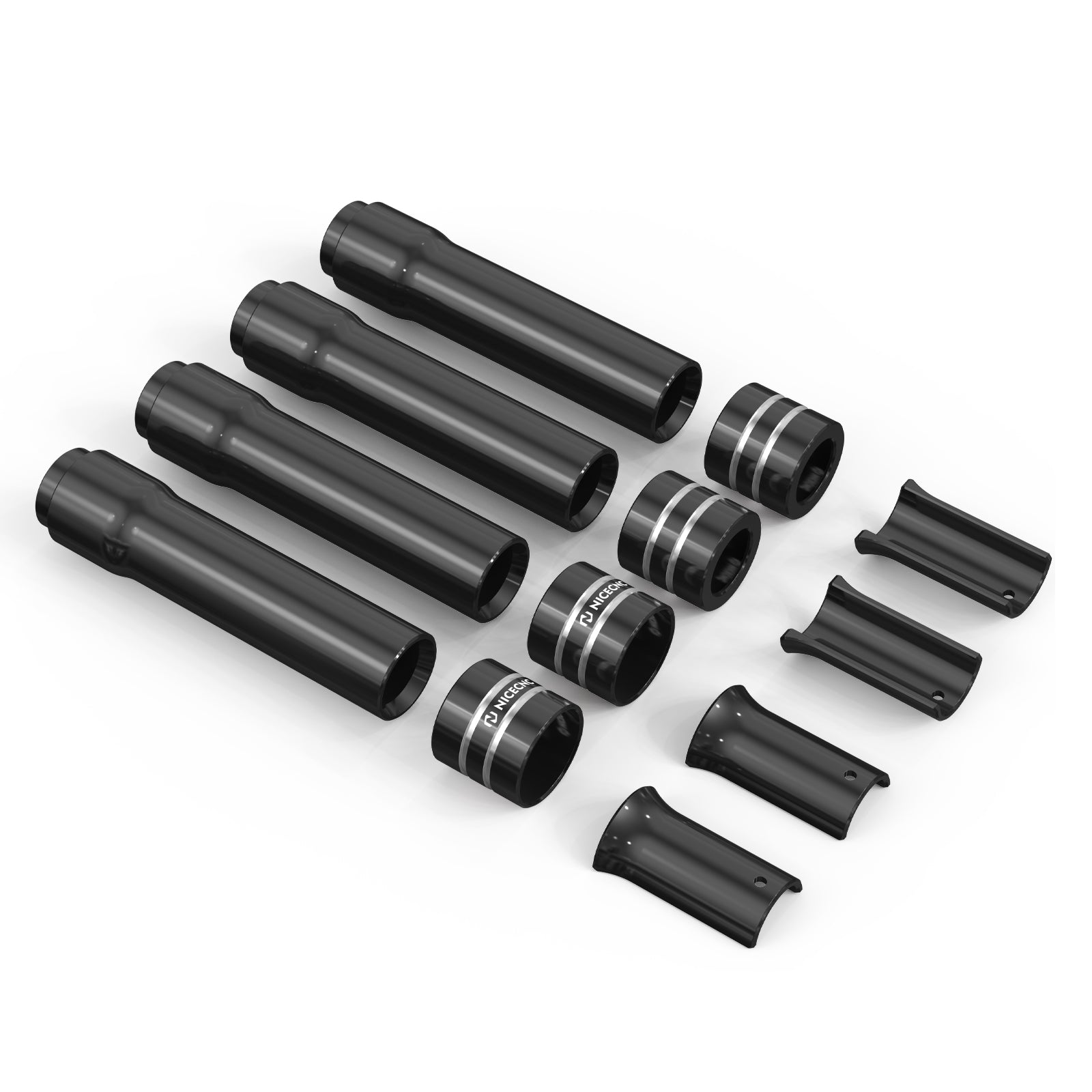 Pushrod Tube Push Rod Covers Kit For Harley Road King Street Glide Ultra Limited Fat Boy