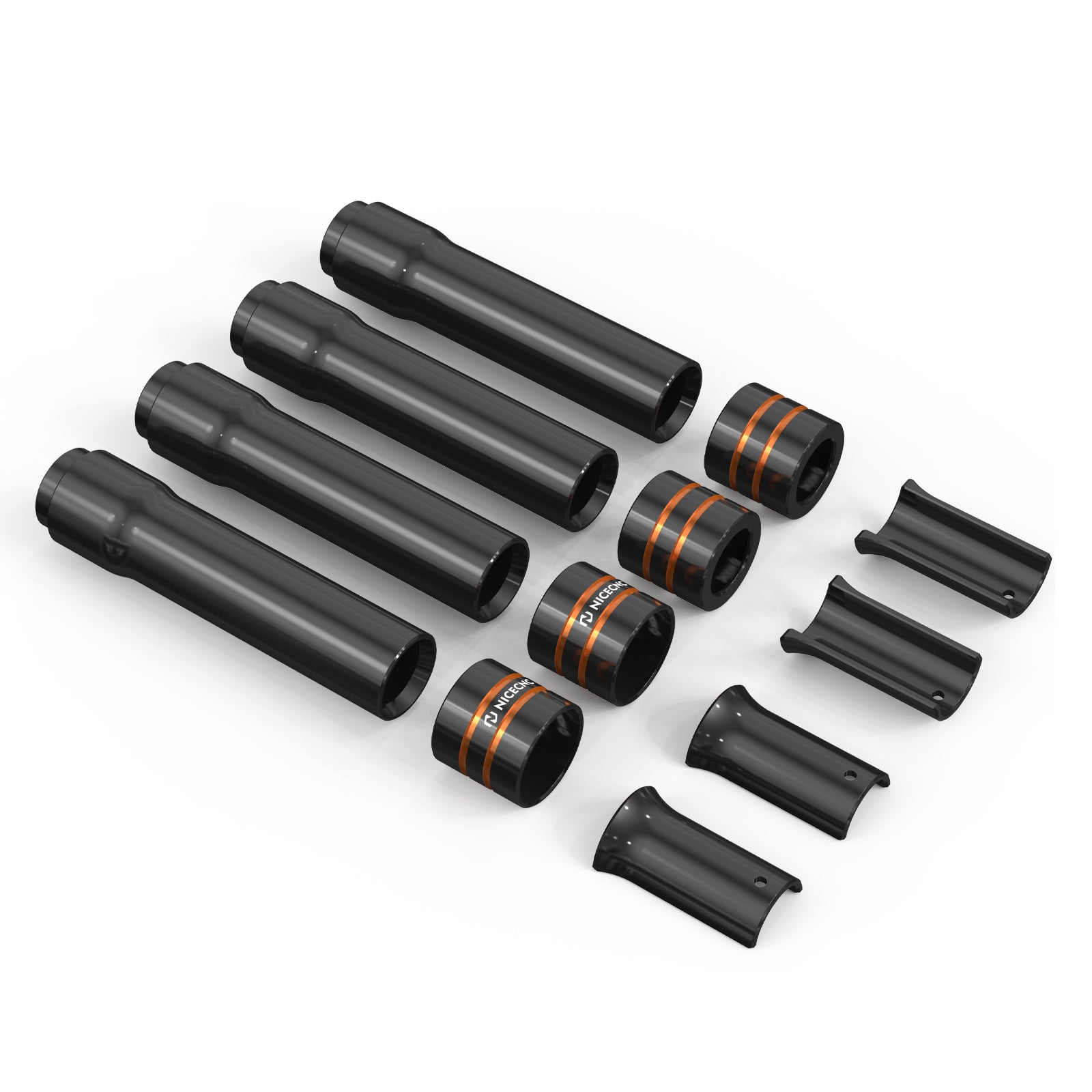 Pushrod Tube Push Rod Covers Kit For Harley Road King Street Glide Ultra Limited Fat Boy