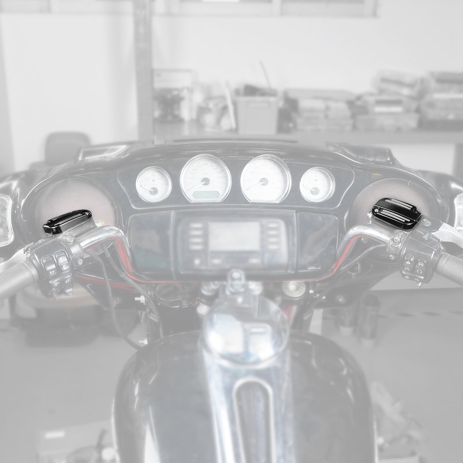 Front Clutch Brake Master Cylinder Reservoir Cover Cap For Harley Street Glide Road King