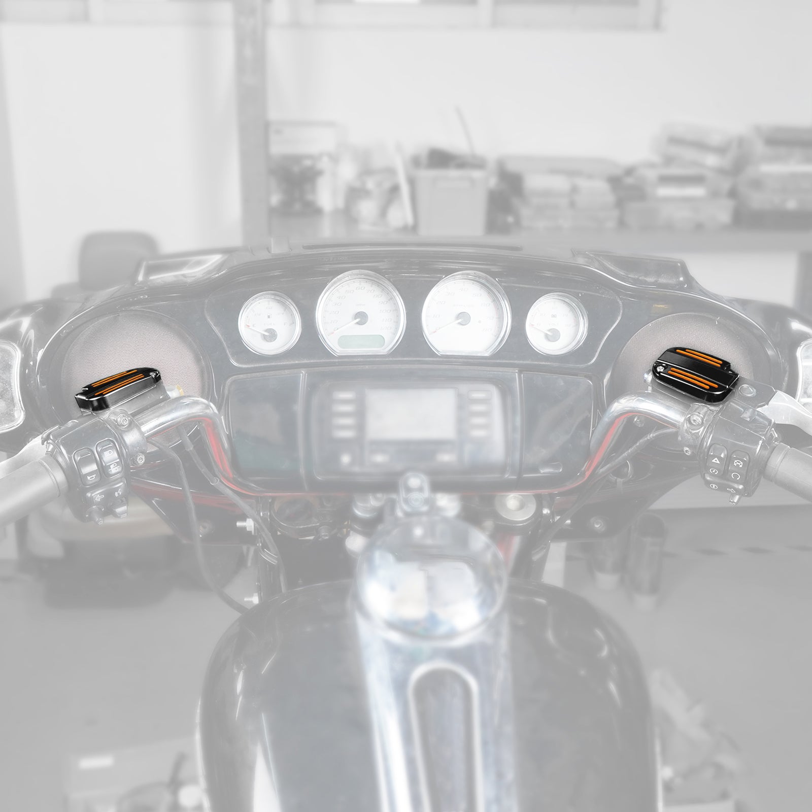 Front Clutch Brake Master Cylinder Reservoir Cover Cap For Harley Street Glide Road King