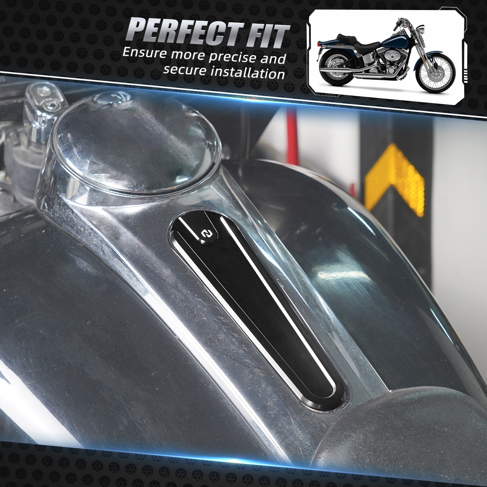 Console Insert Cover Gas Tank Dash Insert Panel For Harley Street Glide FLHX 2017-2023