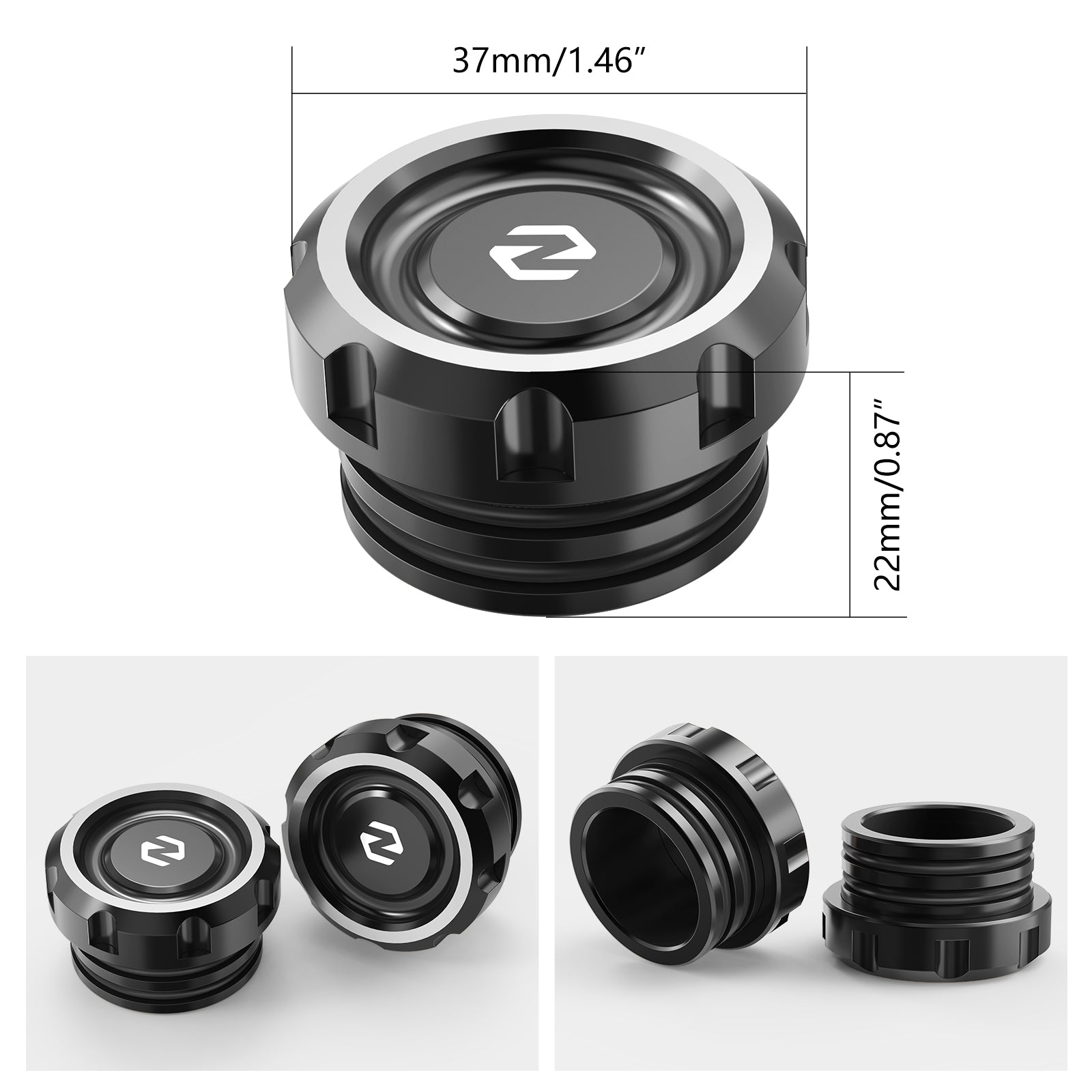 Frame Hole Plugs Covers Caps For Harley Road King Street Glide Electra Glide