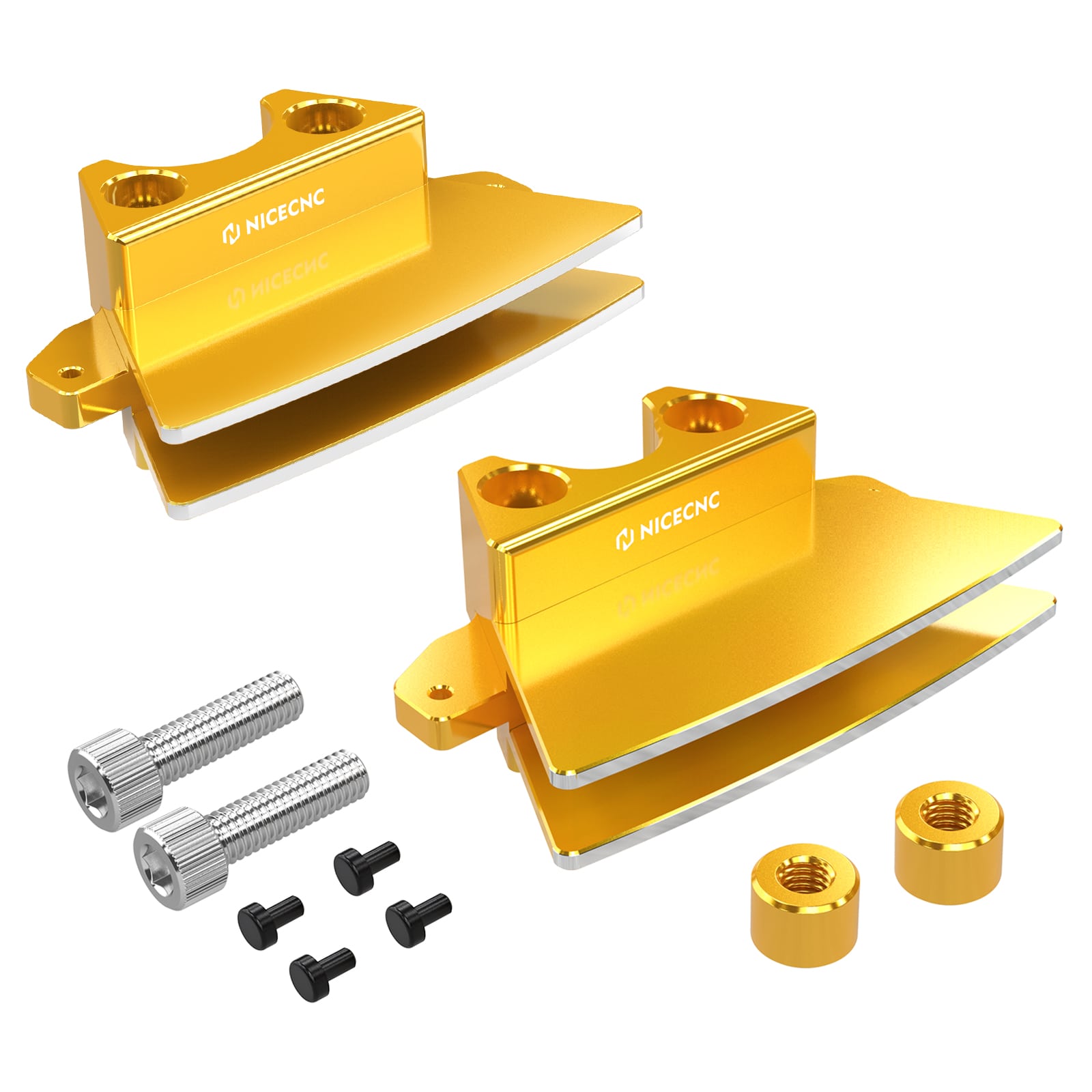 Upgraded M8 Finned Spark Plug Head Bolt Covers For Harley Road King Street Glide