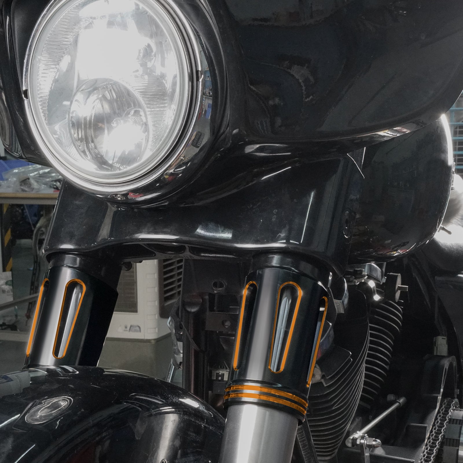 Fork Boots Fork Slider Covers For Harley Davidson Touring Models 2014-2023