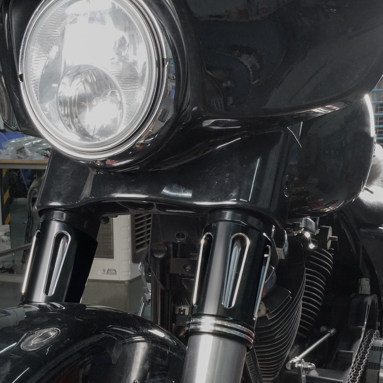 Fork Boots Fork Slider Covers for Harley Davidson Touring Models 2014-2023