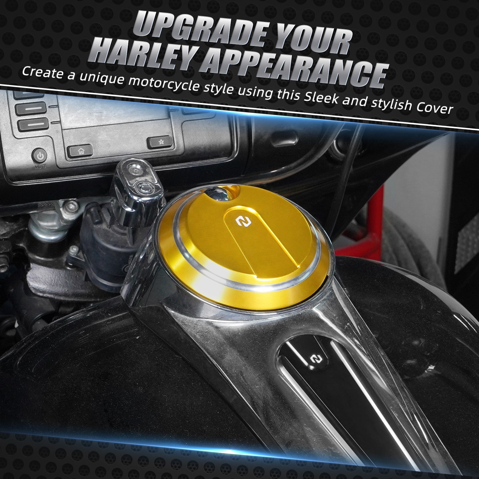 Fuel Console Door Gas Tank Cap For Harley Electra Street Glide Ultra Limited