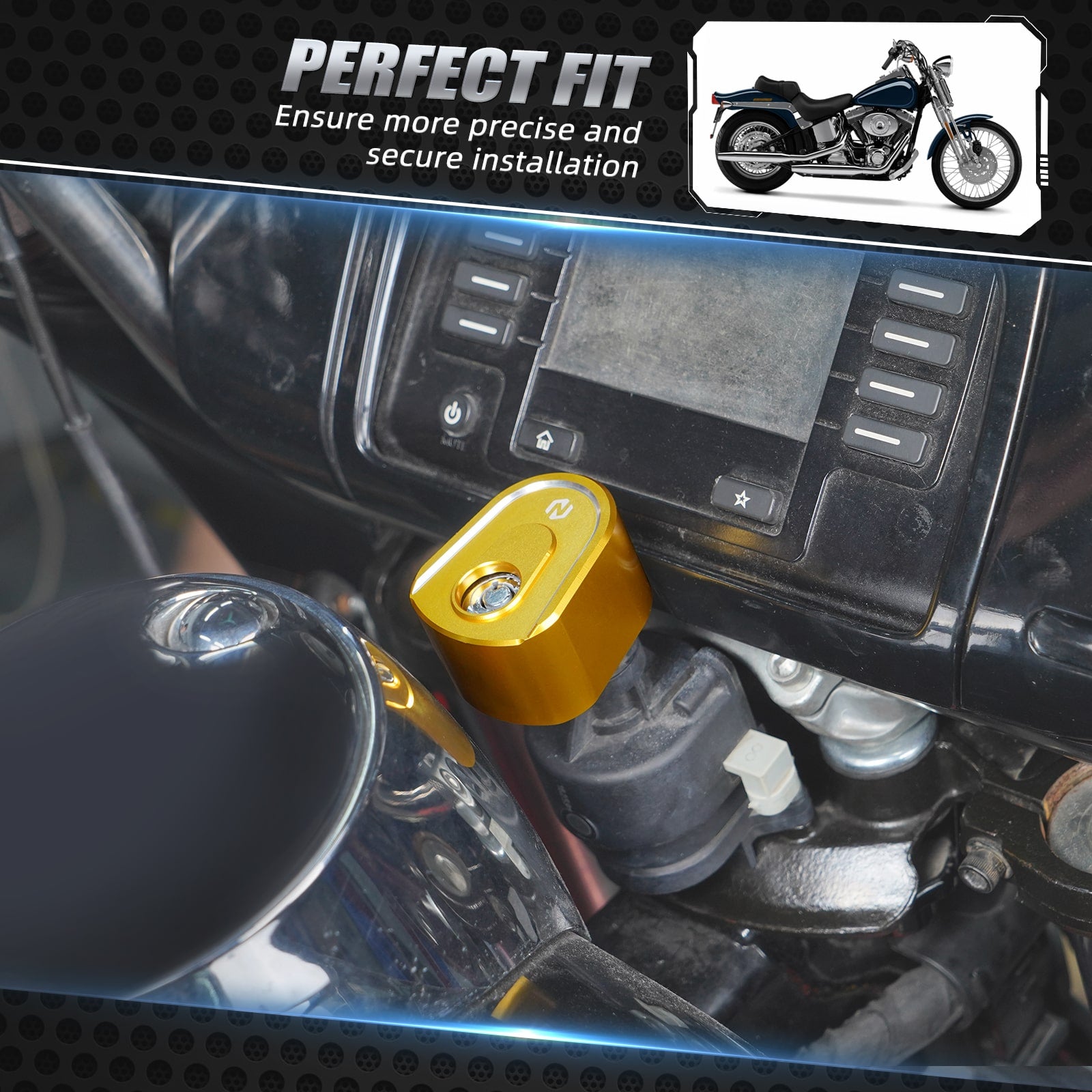 Ignition Switch Cover for Harley Davidson Touring Electra Road Glide Street Glide Ultra Limited