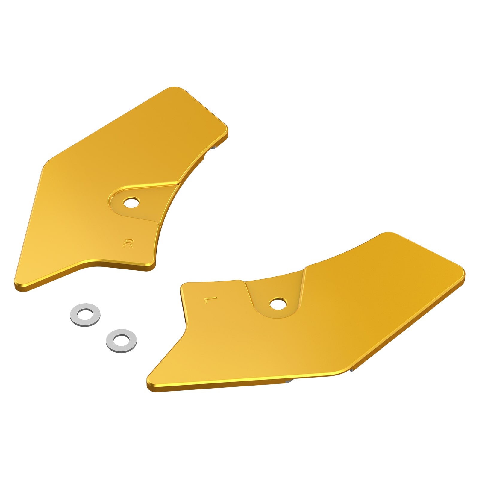 Left & Right Frame Steering Neck Covers Protectors For Harley Davidson Road King Road Glide Ultra Limited