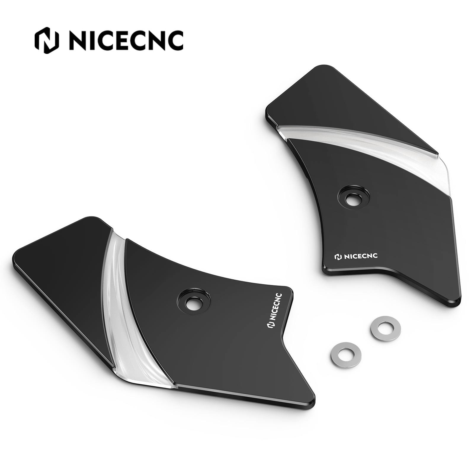 Frame Side Steering Neck Covers Trim For Harley Road King Street Glide Ultra Limited
