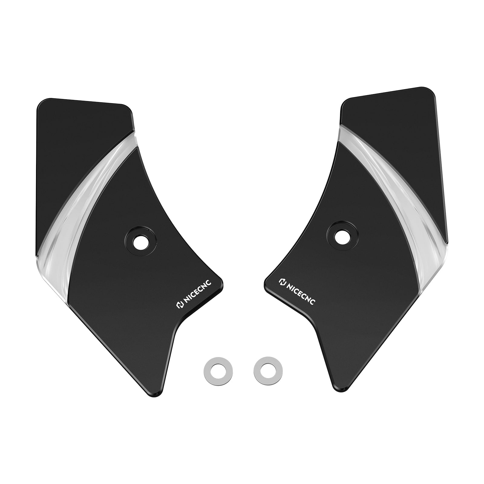 Frame Side Steering Neck Covers Trim For Harley Road King Street Glide Ultra Limited