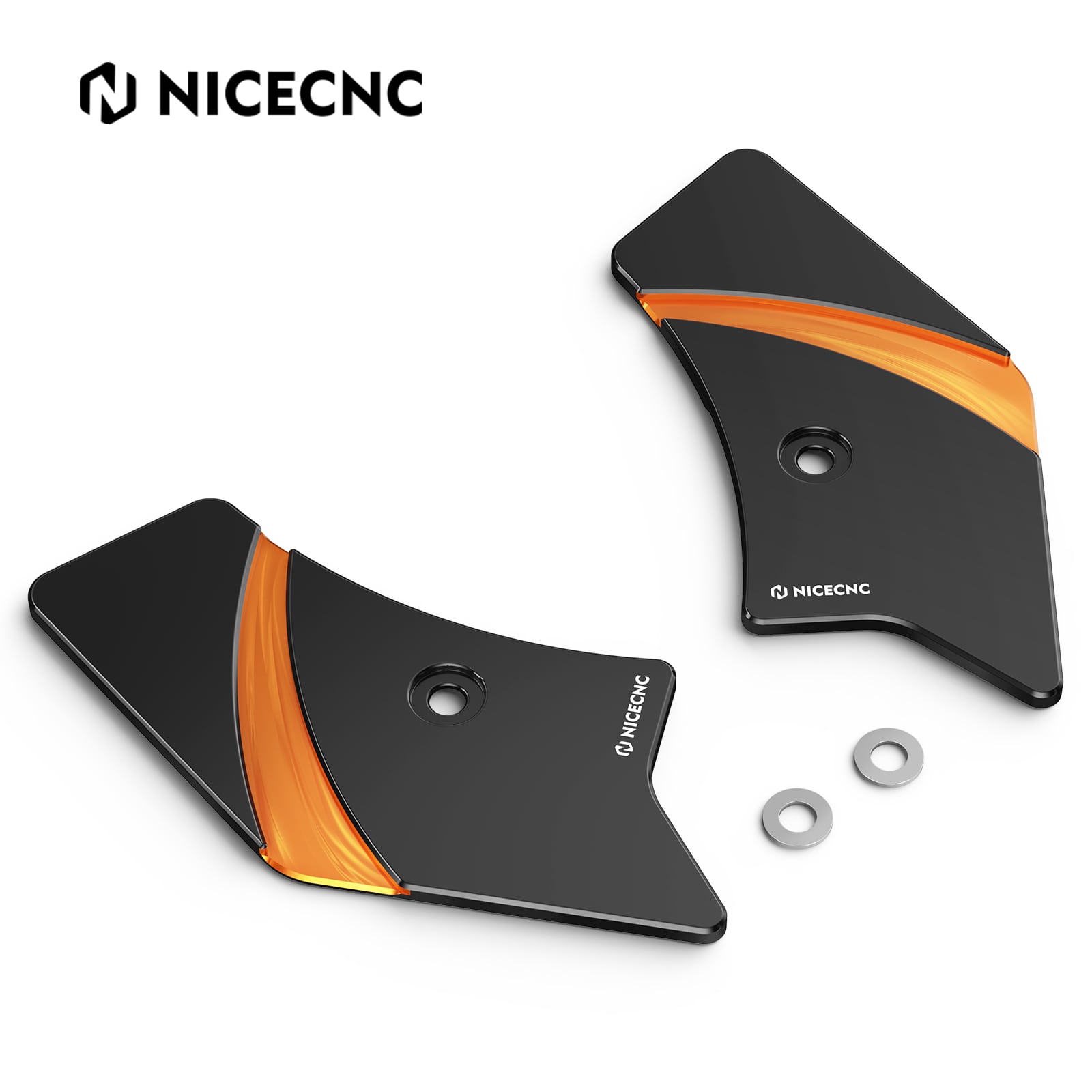 Frame Side Steering Neck Covers Trim For Harley Road King Street Glide Ultra Limited