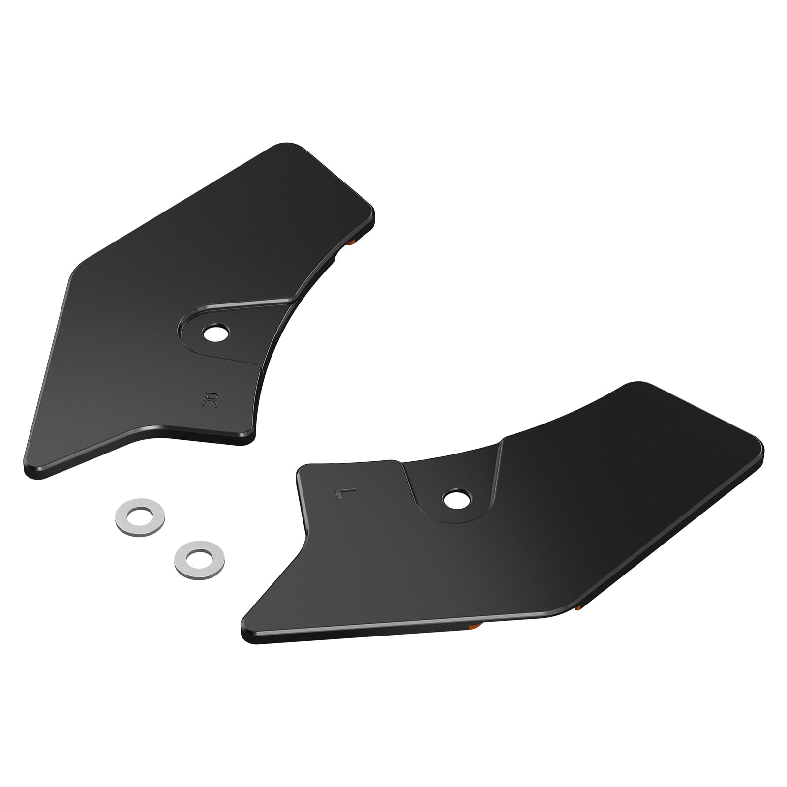 Left & Right Frame Steering Neck Covers Protectors For Harley Davidson Road King Road Glide Ultra Limited