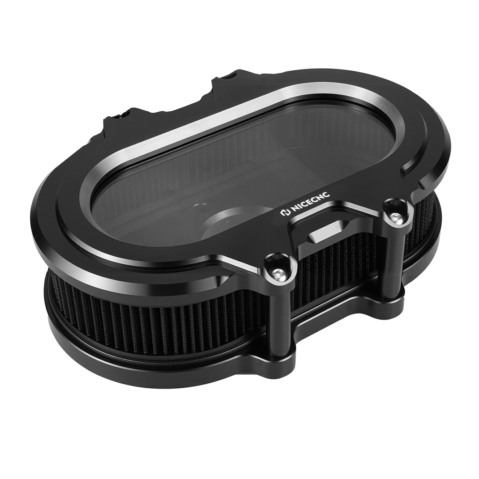 M8 Transparent Air Cleaner Intake Filter Kit For Harley Road King Electra Street Glide