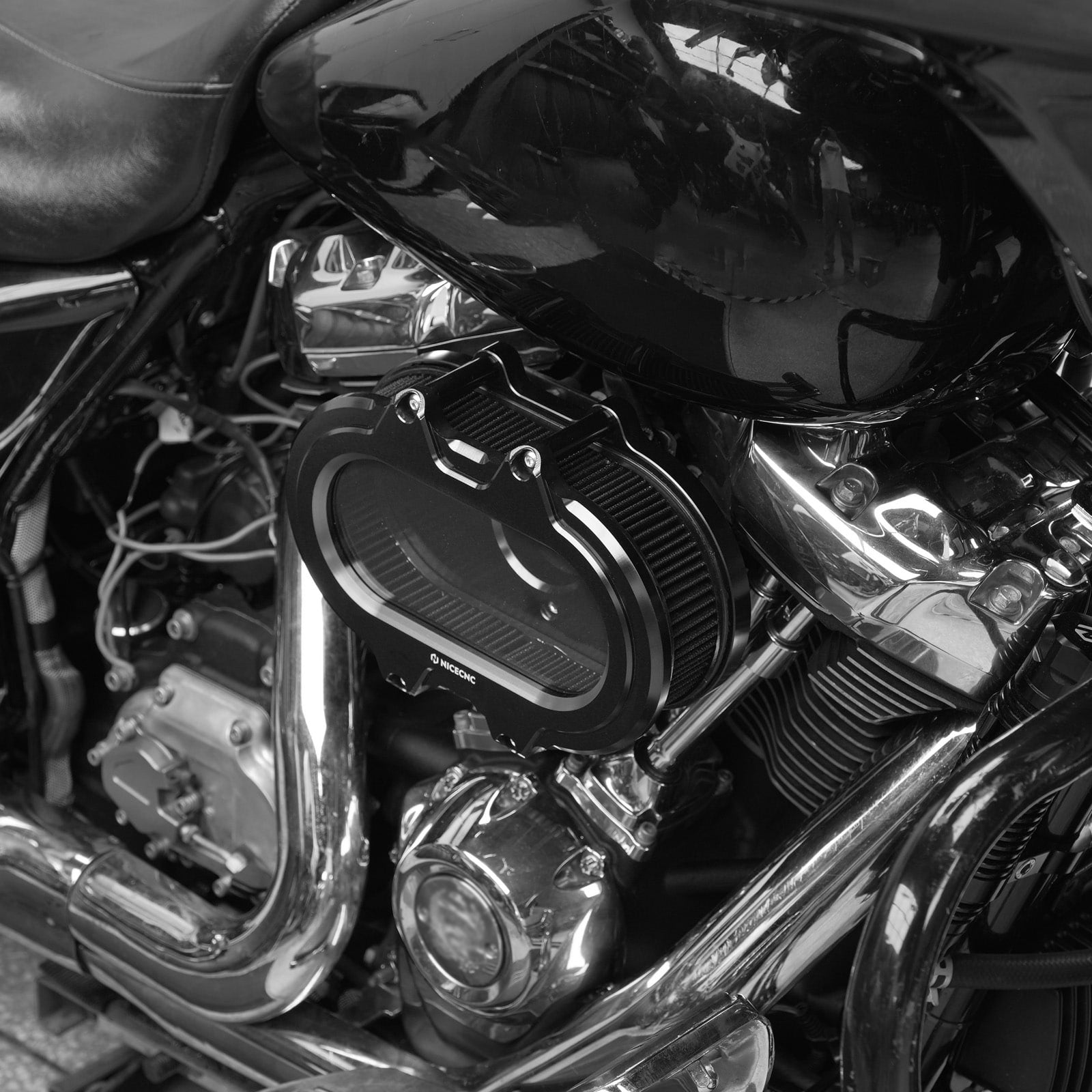Harley Softail Street Bob Low Rider M8 Air Cleaner Intake Filter