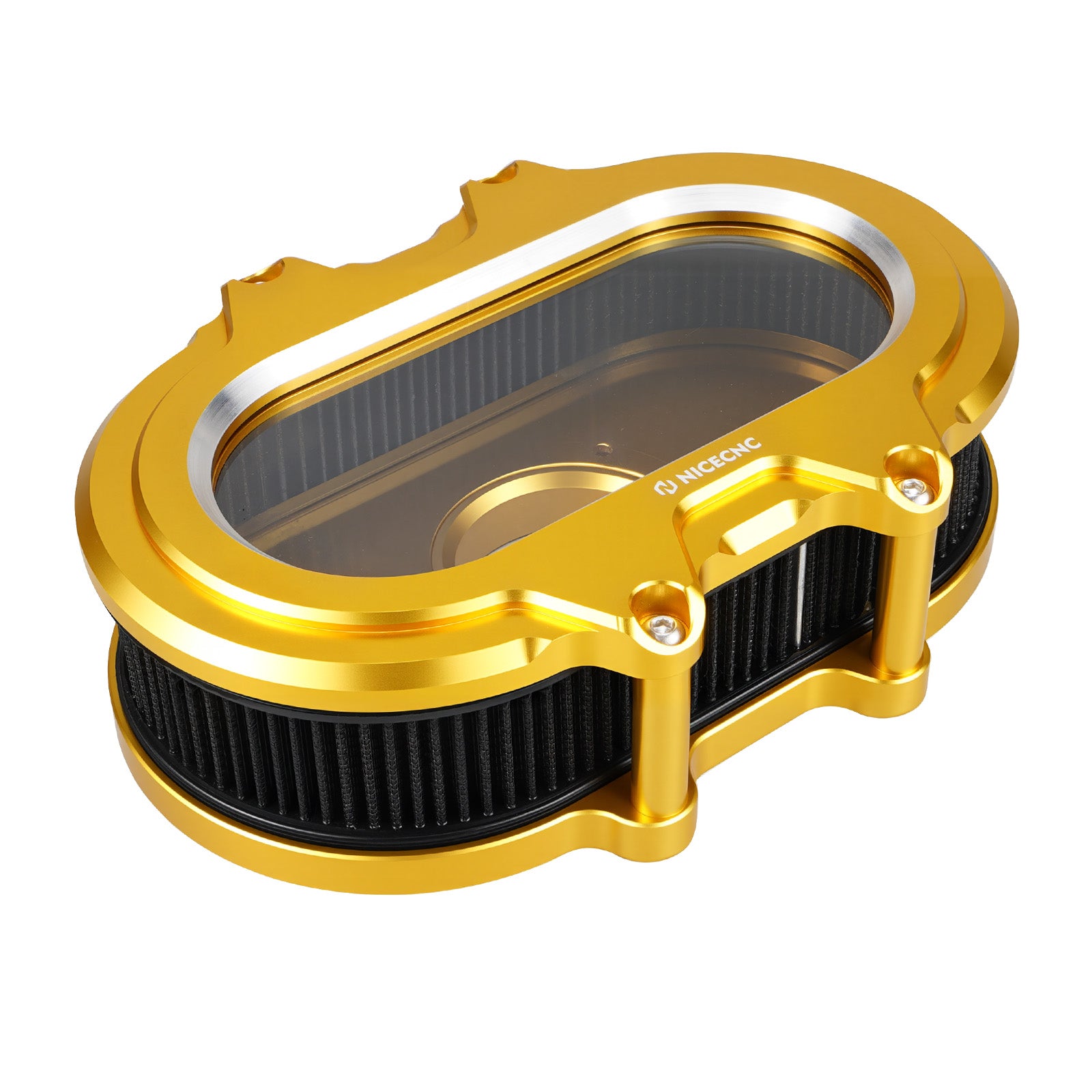 M8 Transparent Air Cleaner Intake Filter Kit For Harley Road King Electra Street Glide