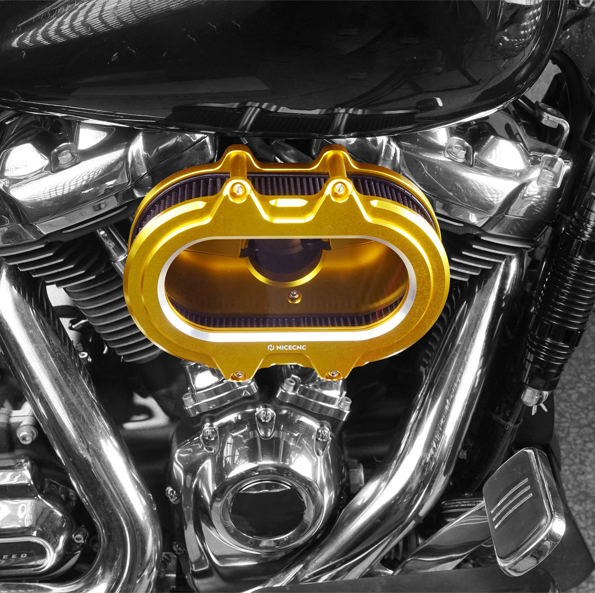 Harley Softail Street Bob Low Rider M8 Air Cleaner Intake Filter