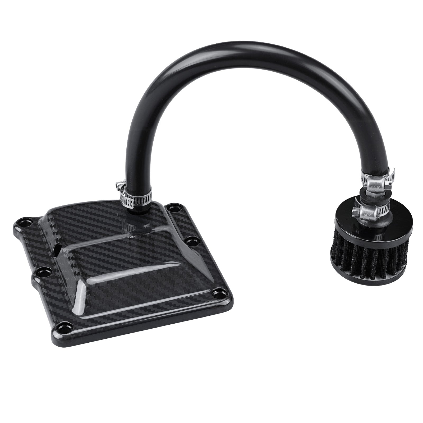 Carbon Fiber Shell M8 Vented Transmission Top Cover For Harley Road King Street Glide