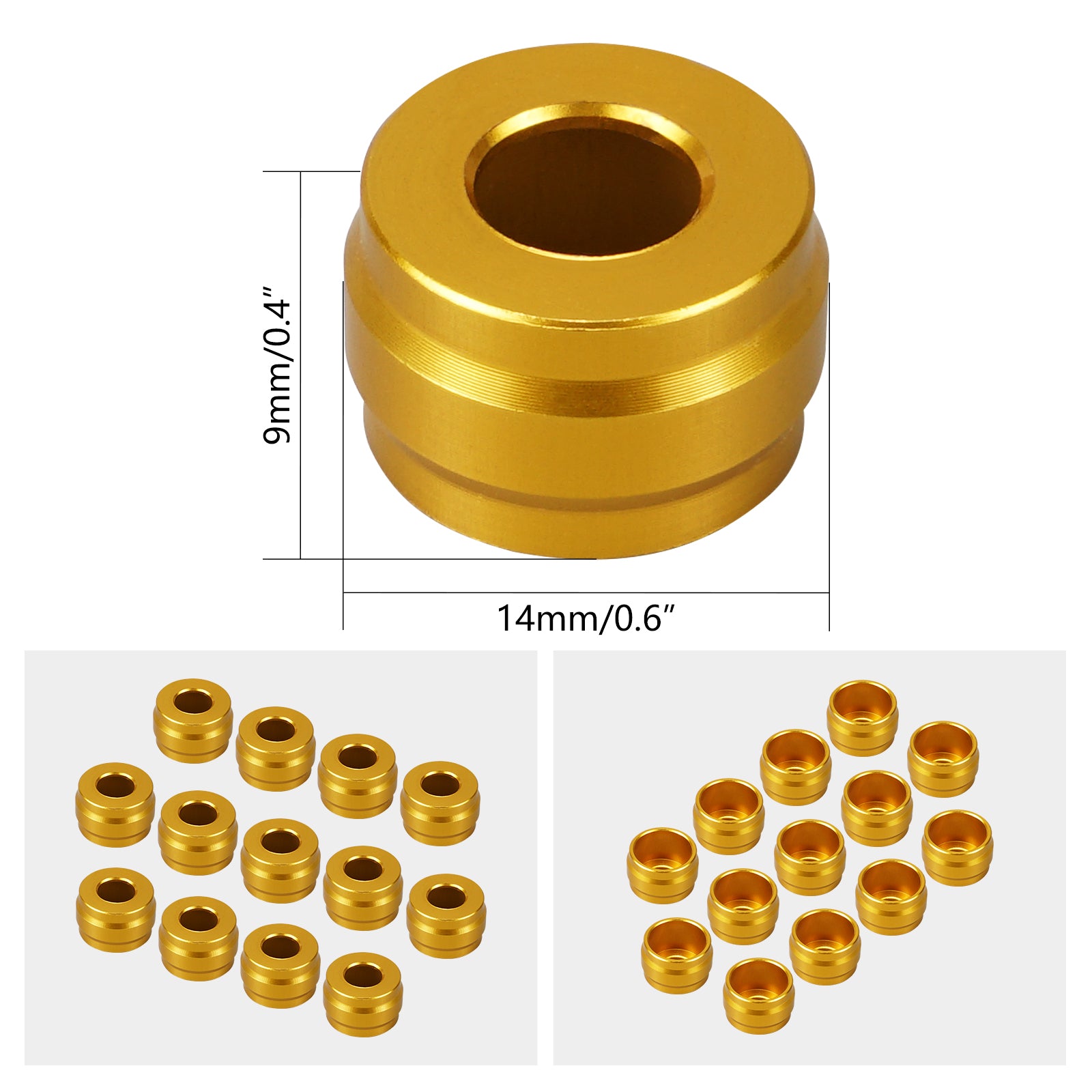 1/4" Primary Cover Bolt Caps Decorative Trim Rings For Harley Street Glide Road King