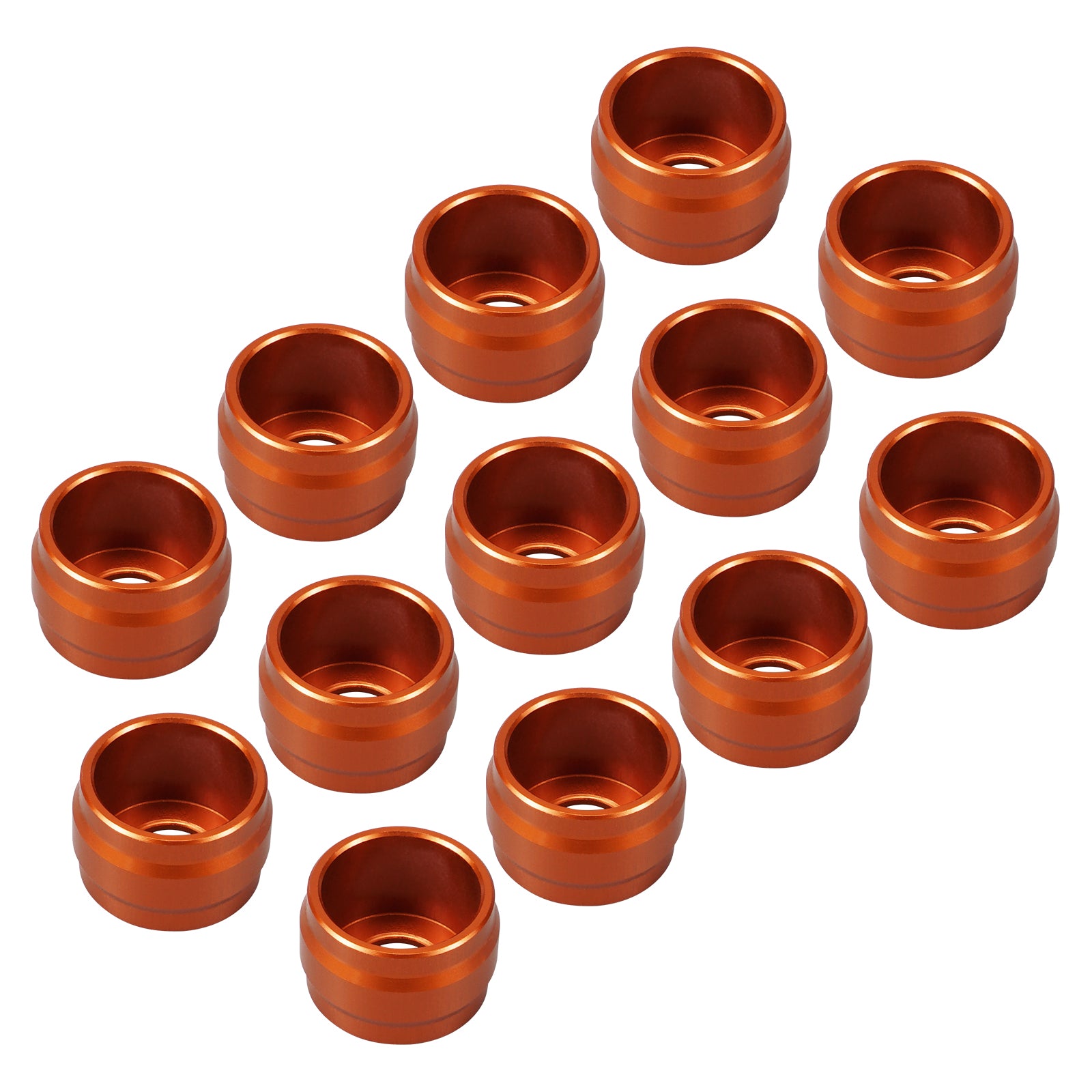 1/4" Primary Cover Bolt Caps Decorative Trim Rings For Harley Street Glide Road King