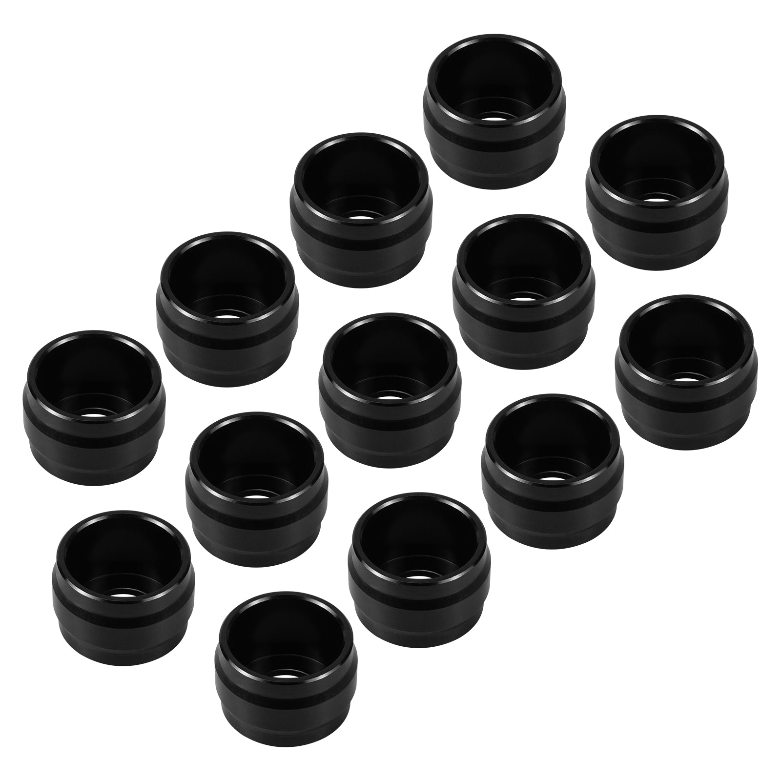 Universal 1/4" Primary Cover Bolt Caps Decorative Trim Rings For Harley Davidson Touring M8 Models 2017-2023