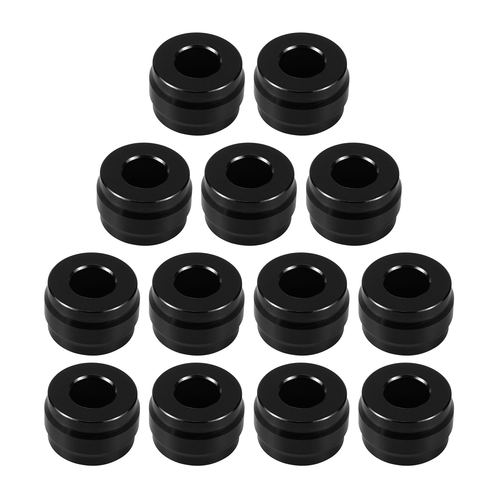 Universal 1/4" Primary Cover Bolt Caps Decorative Trim Rings For Harley Davidson Touring M8 Models 2017-2023