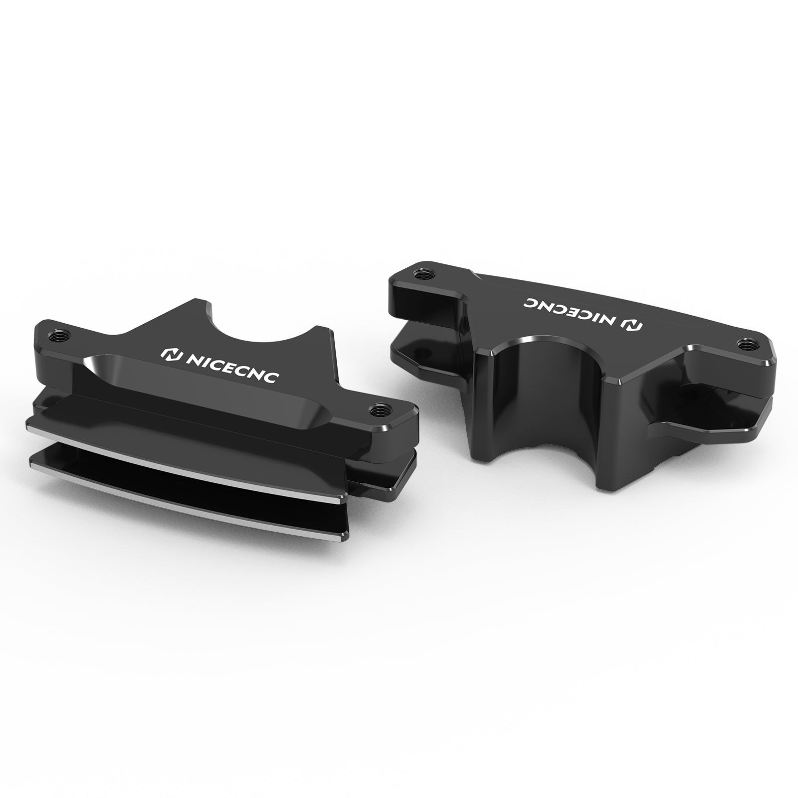 V-Twin Universal Black Spark Plug Holder With Clamps – Fits Harley – 42-1537