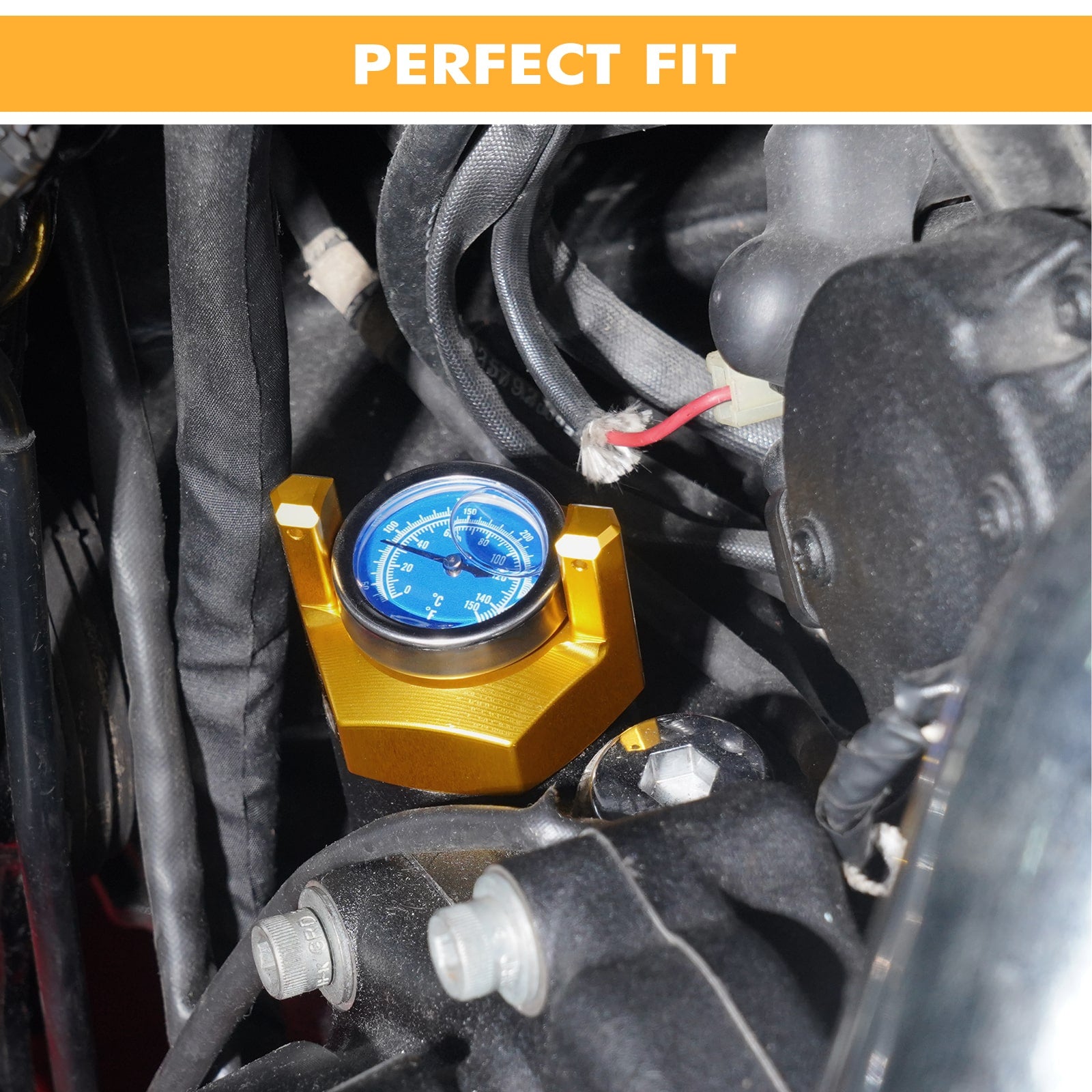 Oil Dipstick w/ Thermometer Gauge For Harley Touring Road King Street Glide Ultra Limited