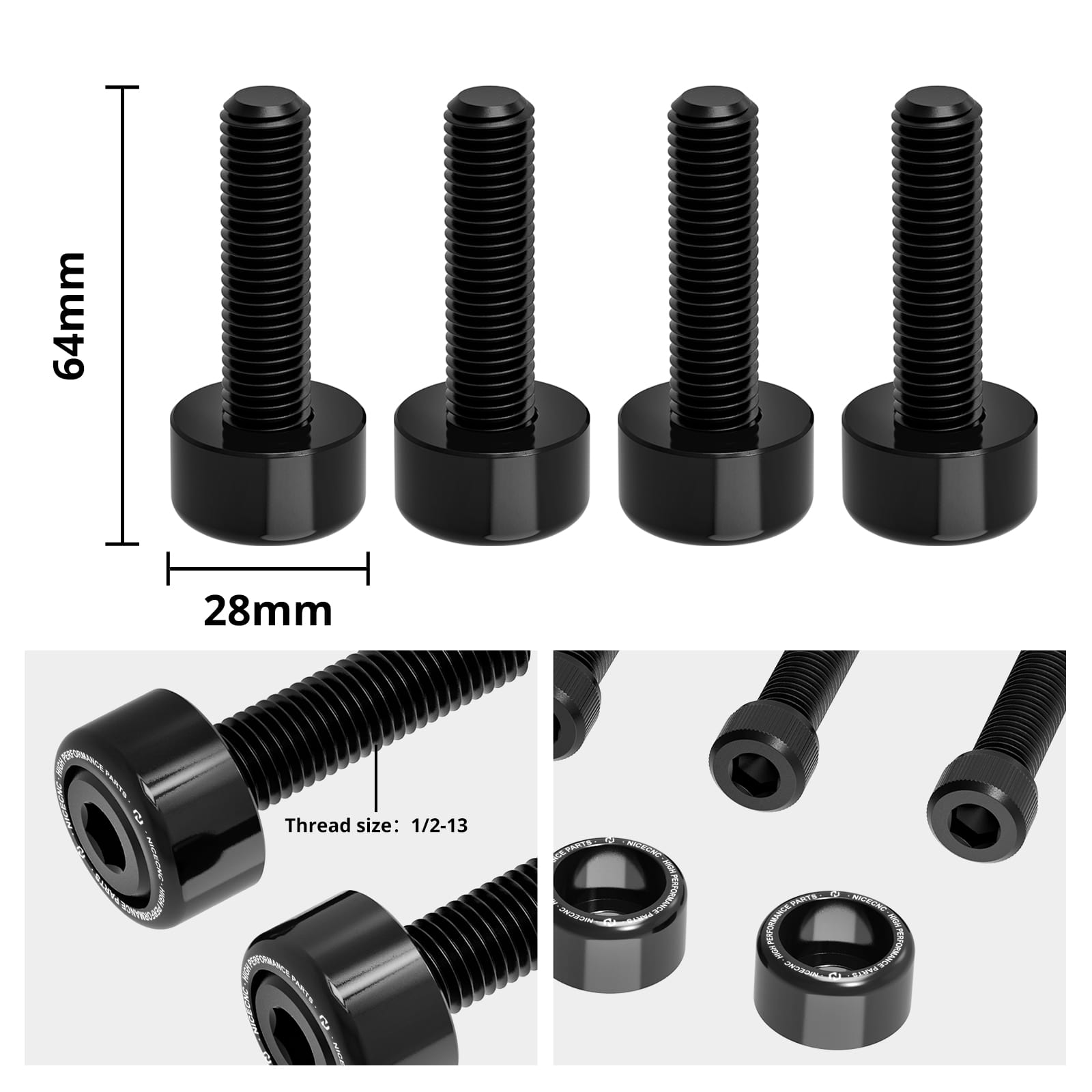 Rear Shock Suspension Mount Bolts Screws Kit For Harley Road King FLHR Street Glide FLHX