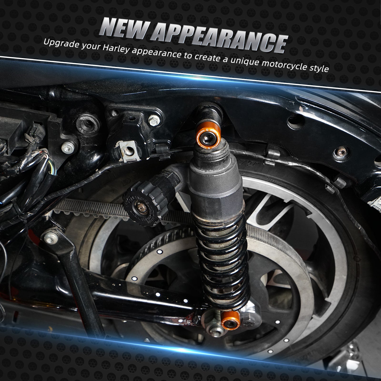 Rear Shock Suspension Mount Bolts Screws Kit For Harley Road King FLHR Street Glide FLHX