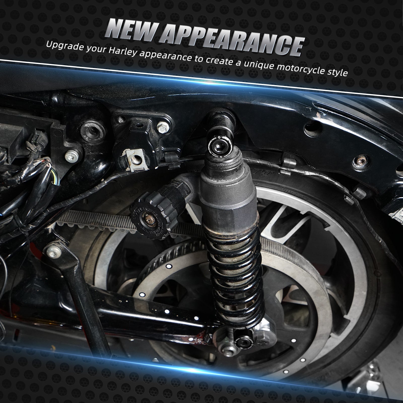 Rear Shock Suspension Mount Bolts Screws Kit For Harley Road King FLHR Street Glide FLHX