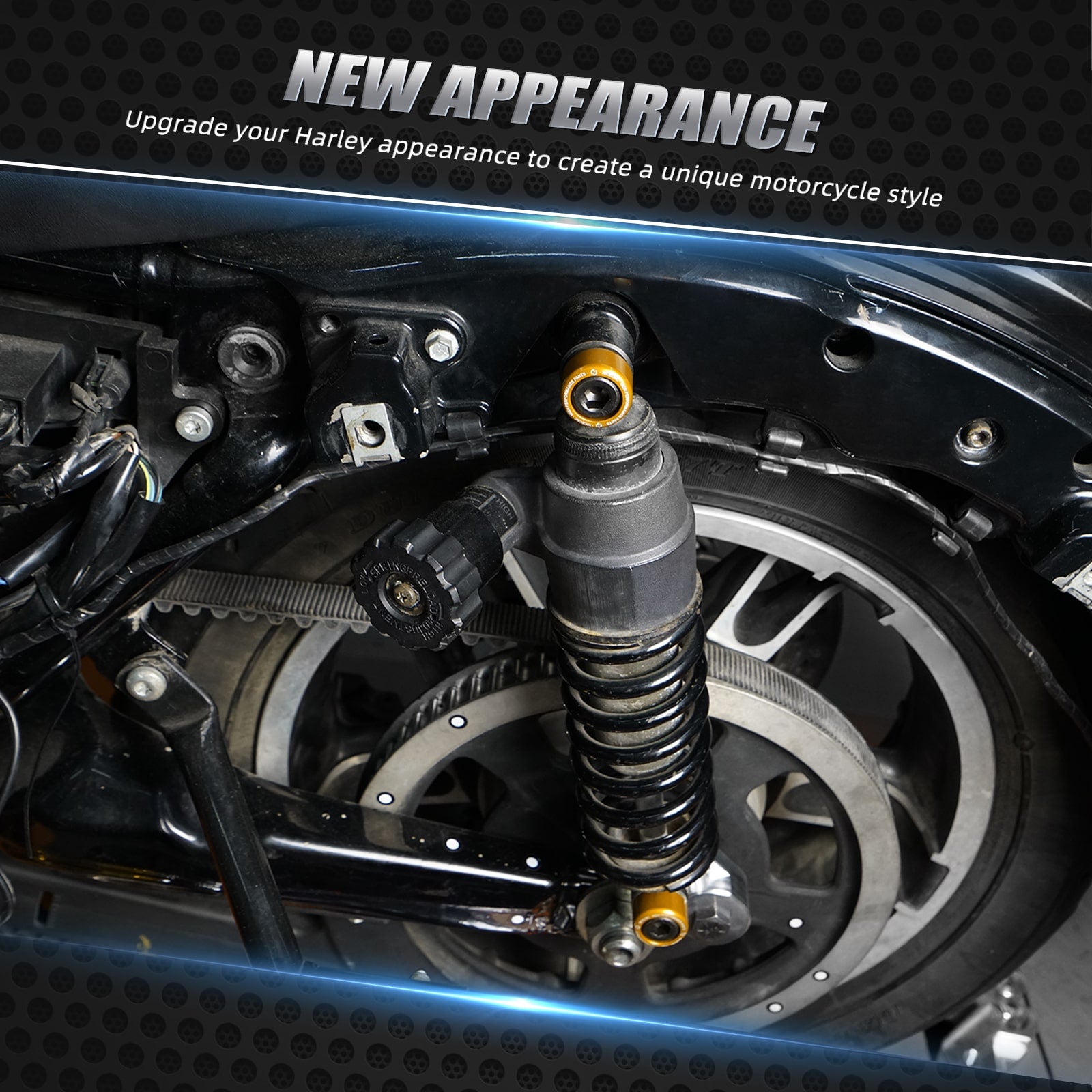 Rear Shock Suspension Mount Bolts Screws Kit For Harley Road King FLHR Street Glide FLHX